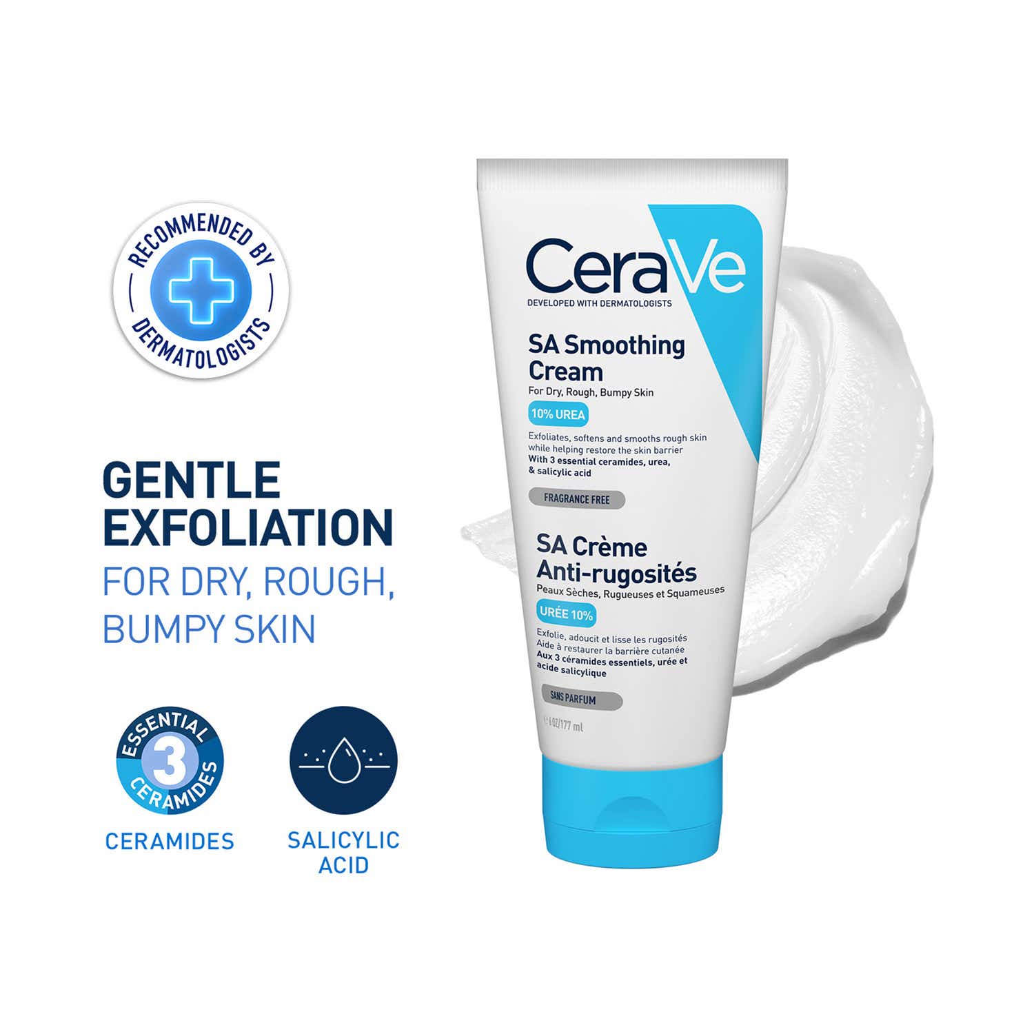CeraVe | CeraVe SA Exfoliating Rough & Bumpy Smoothing Cream (177 ml)