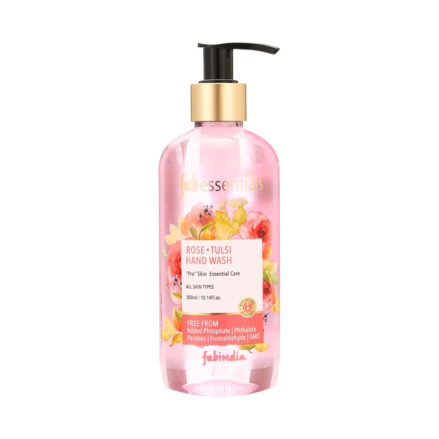 Fabessentials by Fabindia | Fabessentials by Fabindia Rose Tulsi Hand Wash (300ml)