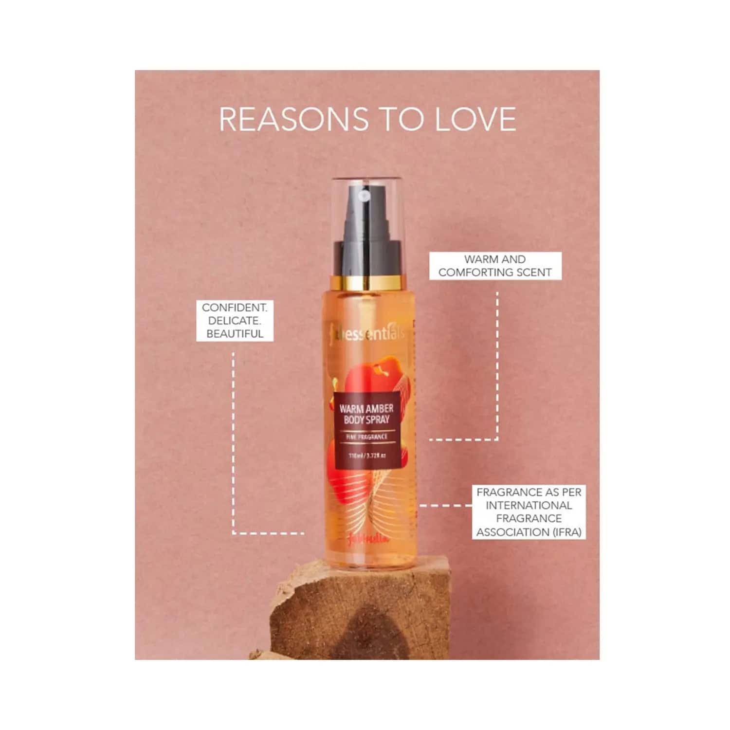 Buy Fabessentials Warm Amber Body Spray 110ml Online at Best