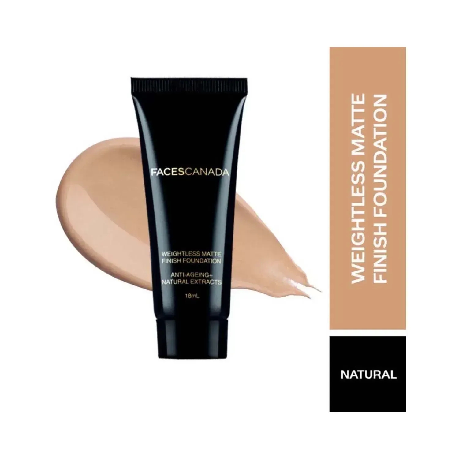 Faces Canada | Faces Canada Weightless Matte Finish Foundation - 02 Natural (18ml)