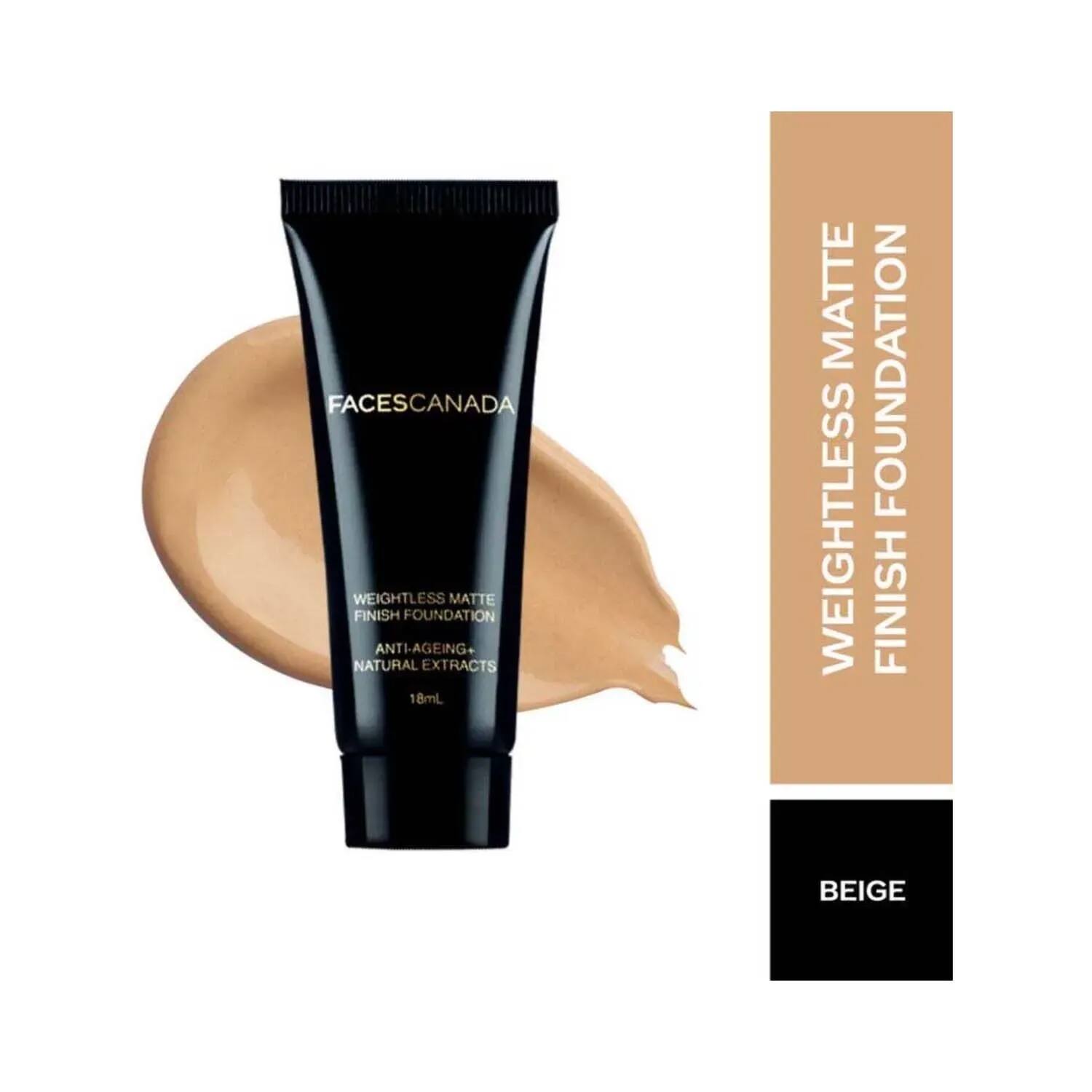 Faces Canada | Faces Canada Weightless Matte Finish Foundation - 03 Beige (18ml)