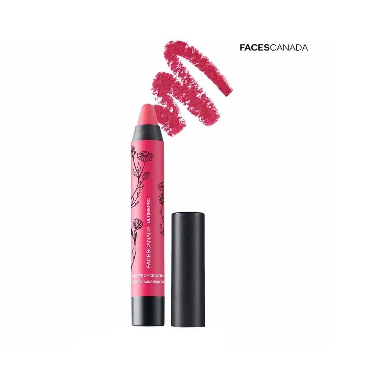 Faces Canada | Faces Canada Ultime Pro Matte Lip Crayon - 11 Irresistible Pink (2.5g)