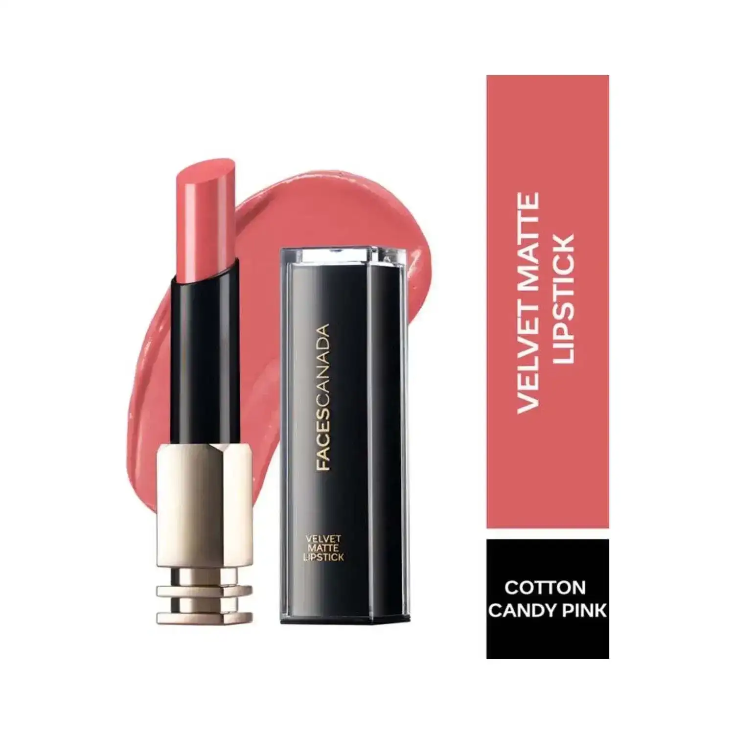 Faces Canada Velvet Matte Lipstick 20 Candy Pink (3.5g)