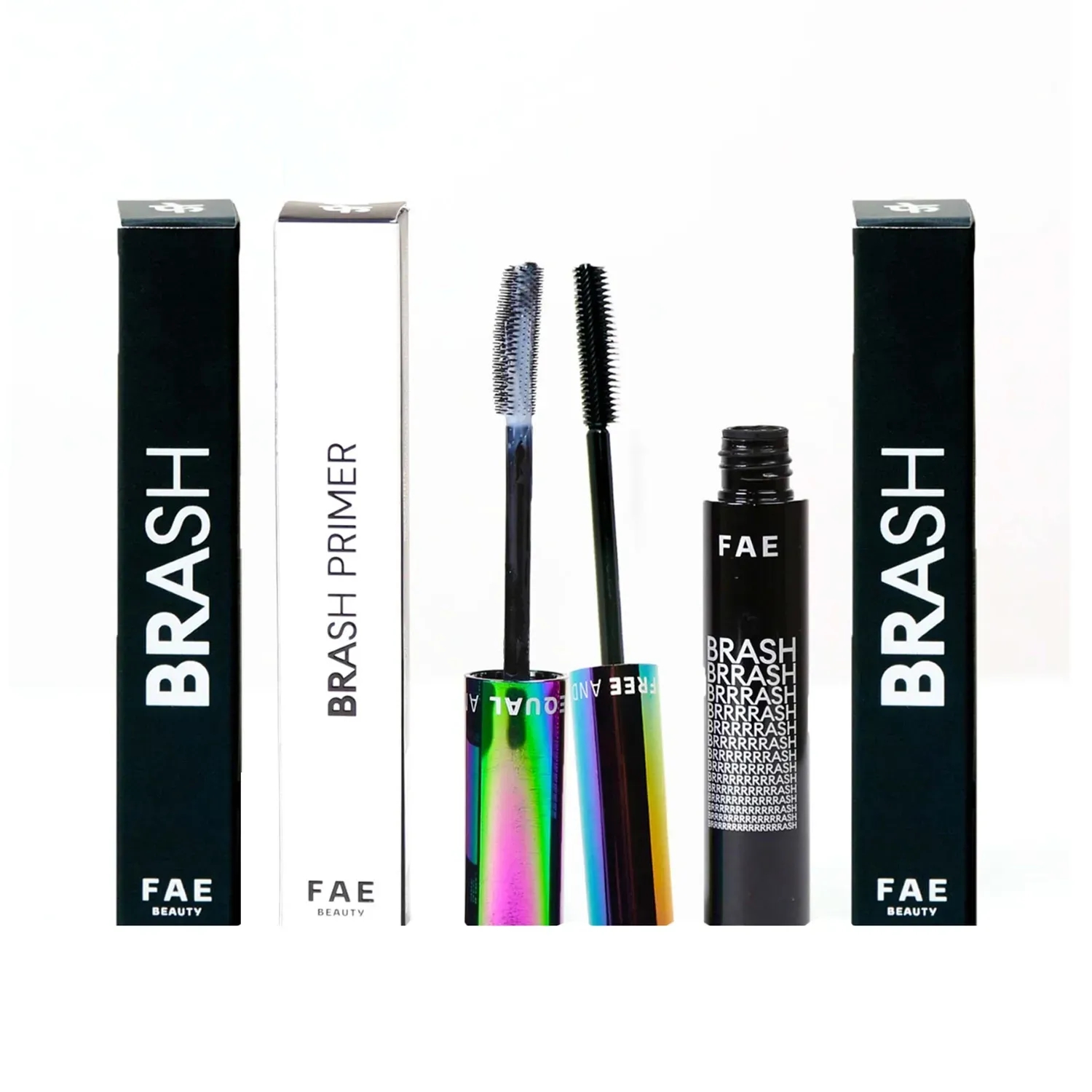 FAE BEAUTY | FAE BEAUTY Brash & Primer Bundle - Jet Black & Clear (2 Pcs)