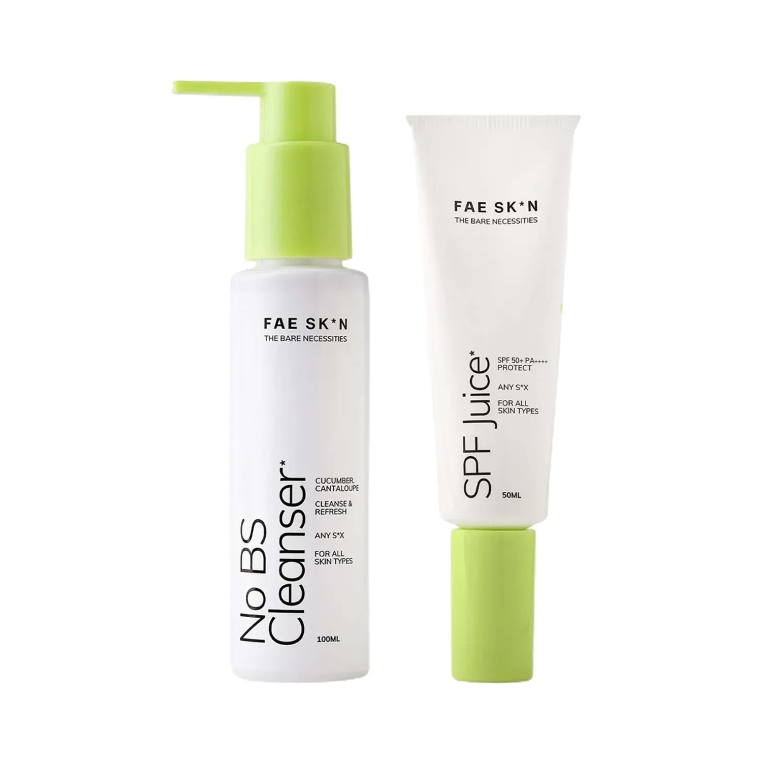 FAE BEAUTY | FAE BEAUTY Skincare Combo - SPF Juice & No BS Cleanser (2Pcs)