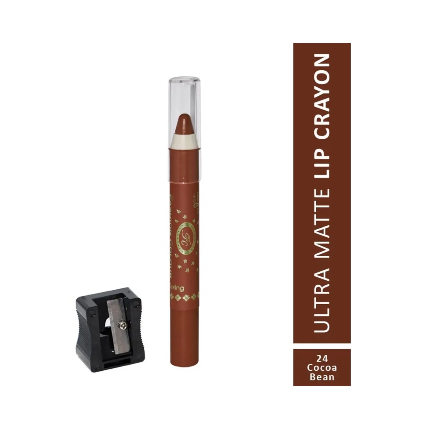 Fashion Colour Ultra Matte Lip Crayon - 24 Cocoa Bean (2.8g)
