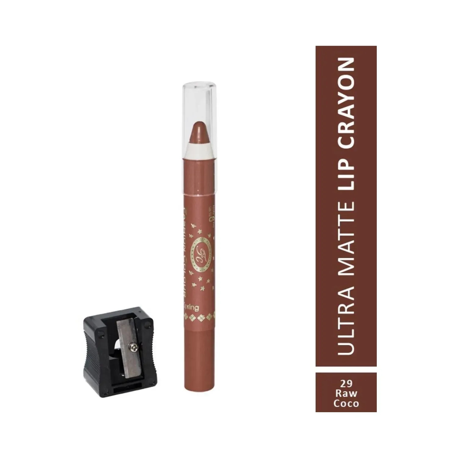 Fashion Colour | Fashion Colour Ultra Matte Lip Crayon - 29 Raw Coco (2.8g)
