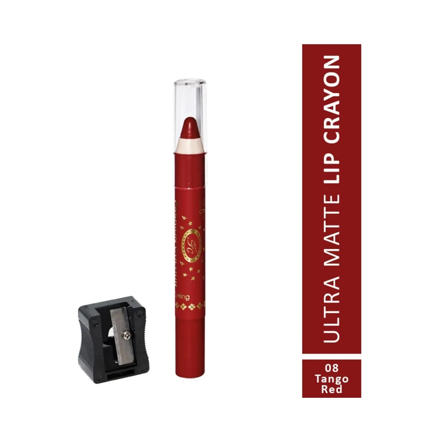 Fashion Colour | Fashion Colour Ultra Matte Lip Crayon - 08 Tango Red (2.8g)