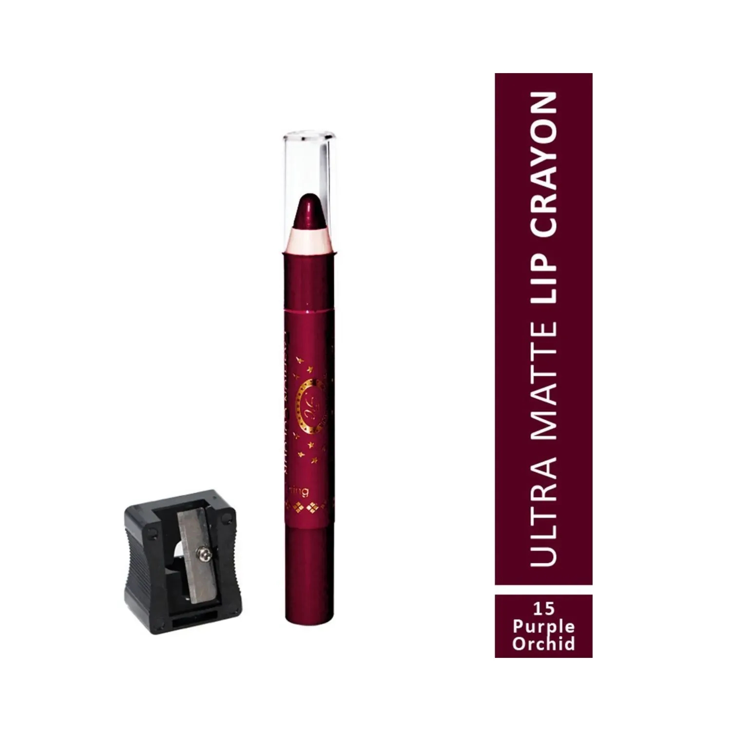 Fashion Colour | Fashion Colour Ultra Matte Lip Crayon - 15 Purple Orchid (2.8g)