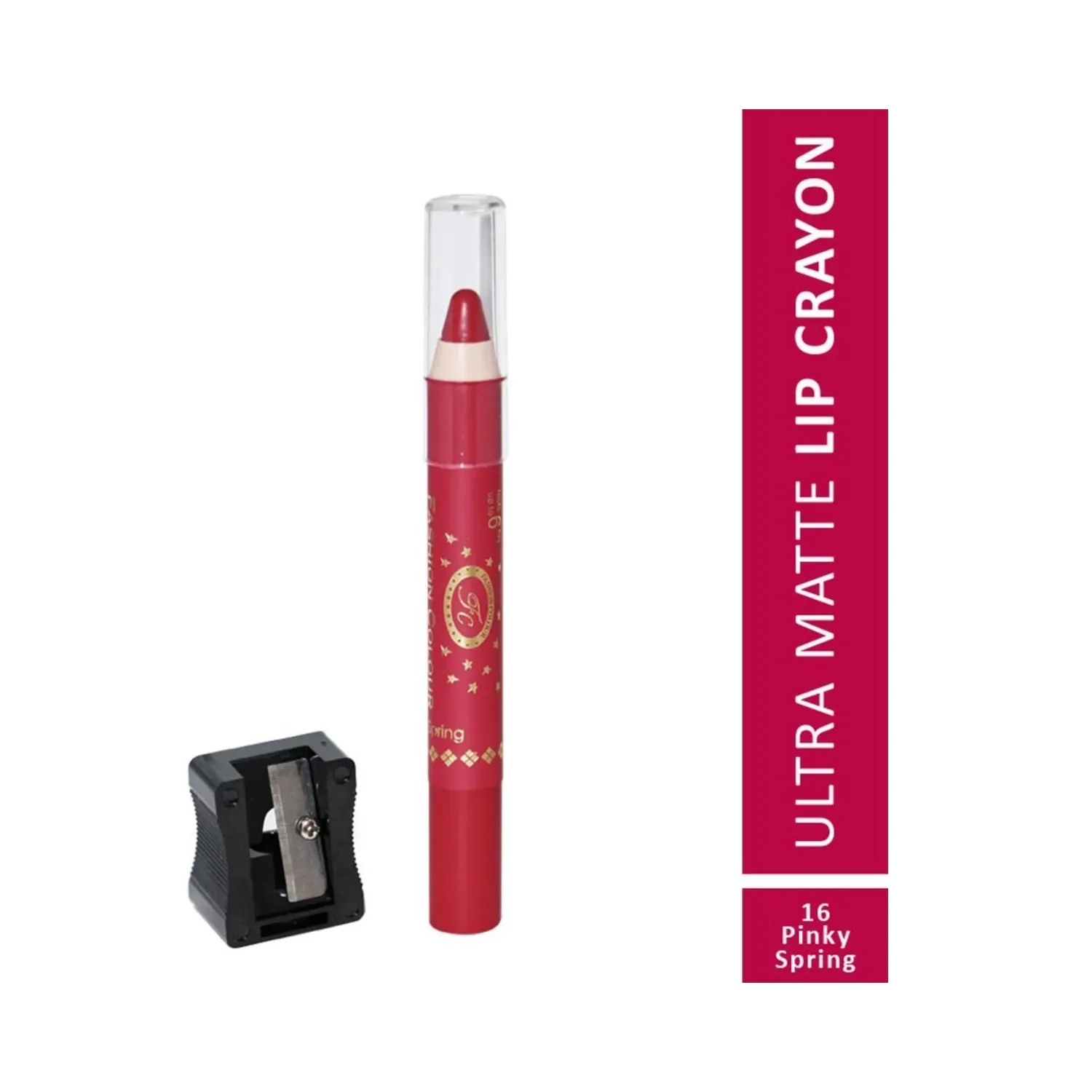 Fashion Colour | Fashion Colour Ultra Matte Lip Crayon - 16 Pinky Spring (2.8g)