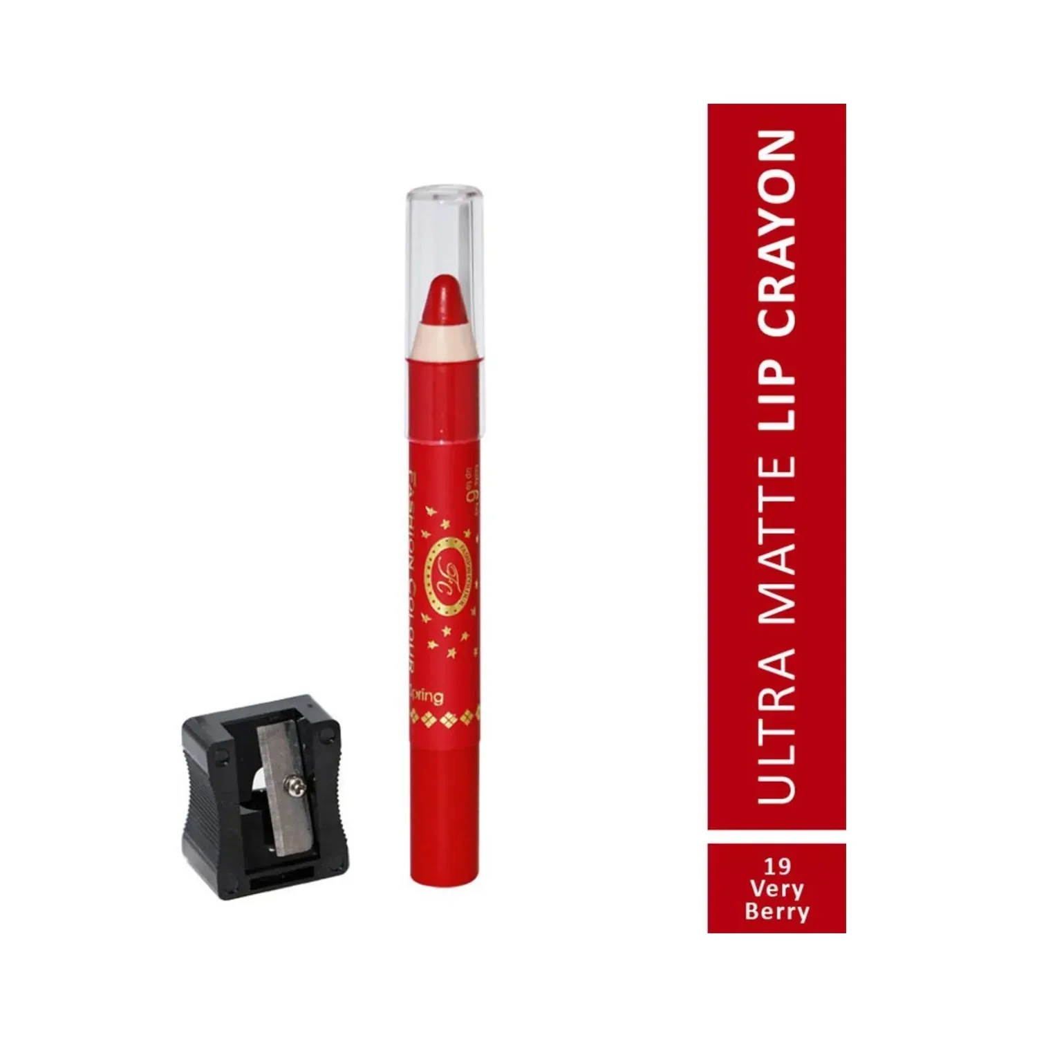 Fashion Colour | Fashion Colour Ultra Matte Lip Crayon - 19 Very Berry (2.8g)