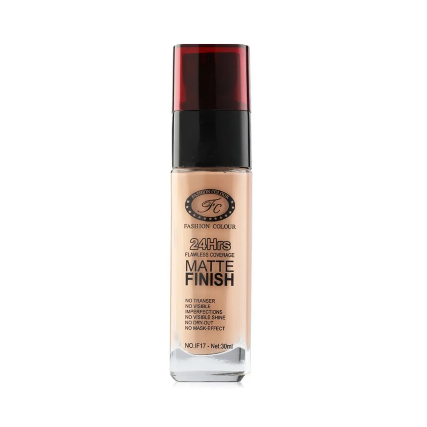 Fashion Colour | Fashion Colour 24Hrs Matte Finish Foundation - 02 Soft Tan (30ml)