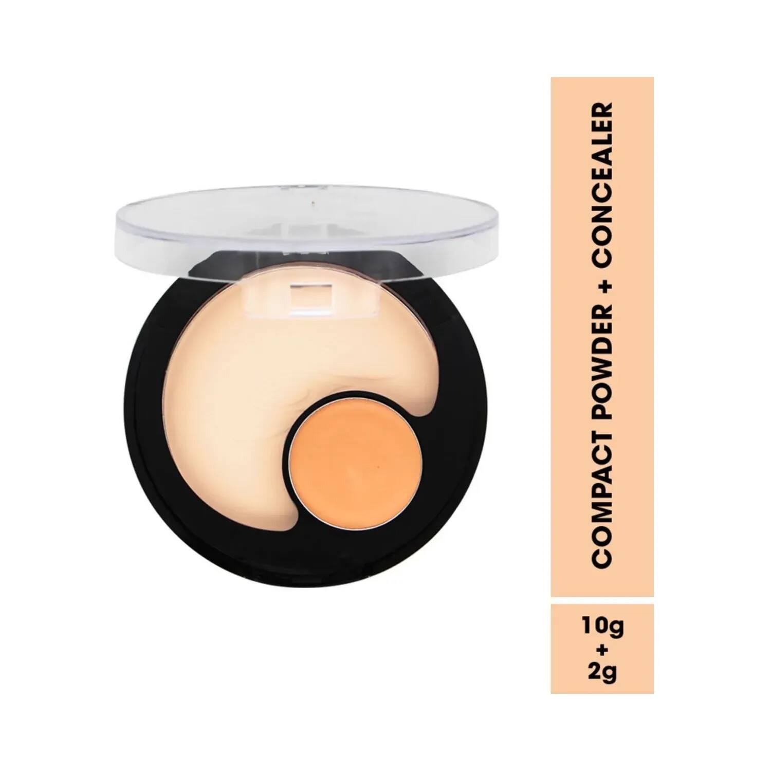 Fashion Colour | Fashion Colour 2-In-1 Compact Powder & Concealer - 03 PC19 Shade (12g)