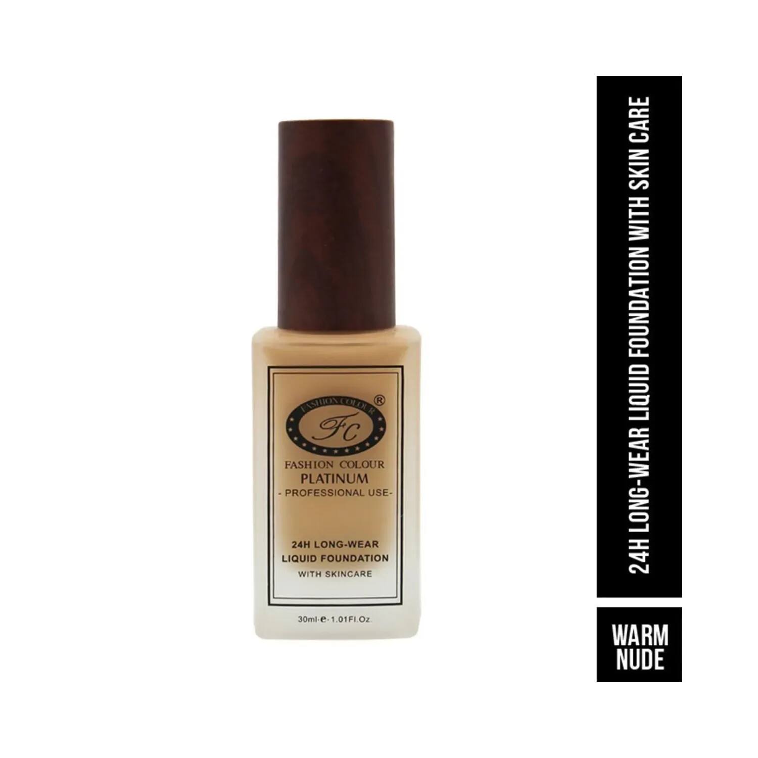 Fashion Colour | Fashion Colour 24Hr Longwear Liquid Foundation - Warm Nude (30ml)