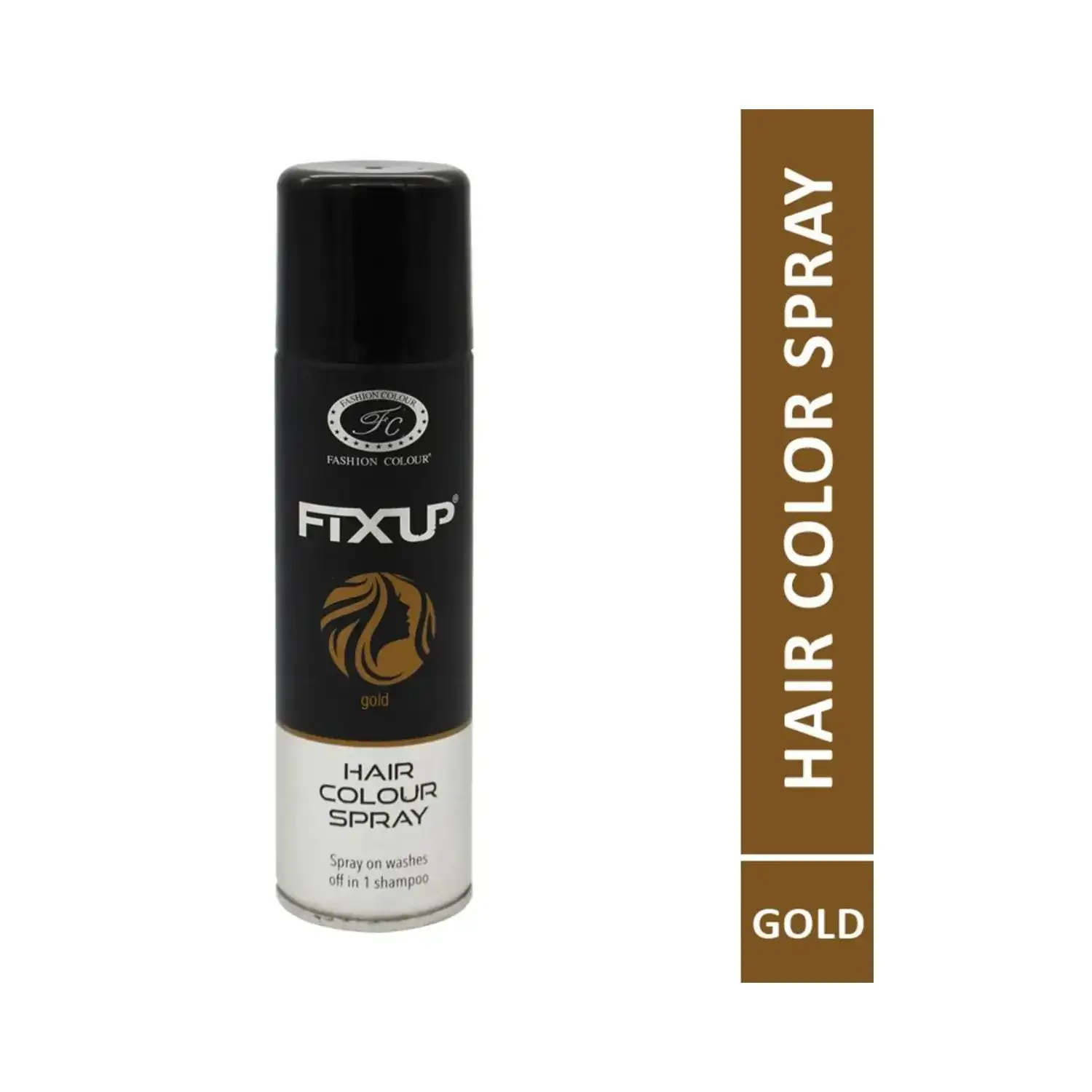 Fashion Colour Hair Colour Spray Gold (150ml)