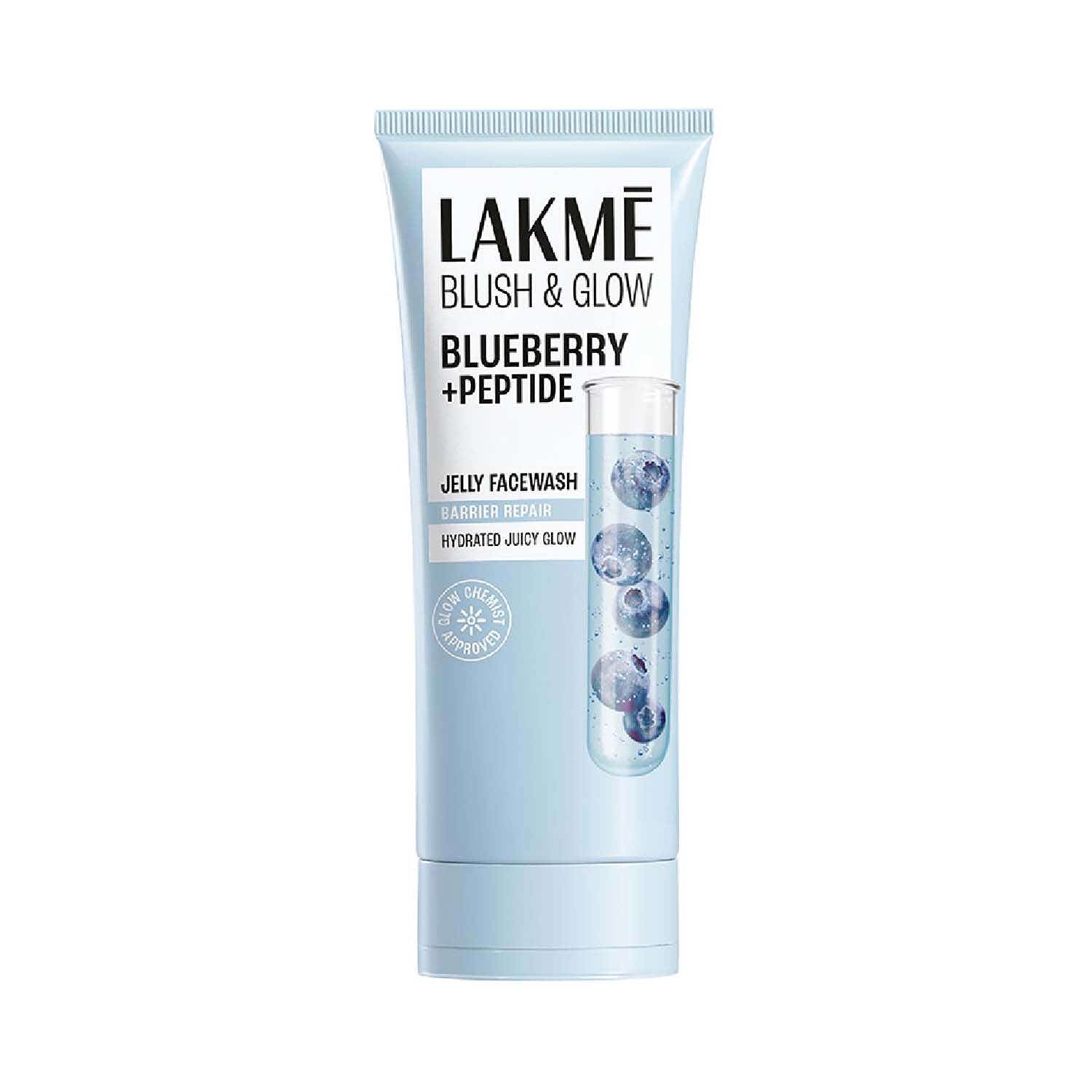 Lakme | Lakme Blush & Glow Blueberry + Peptide Jelly Face Wash (100 g)