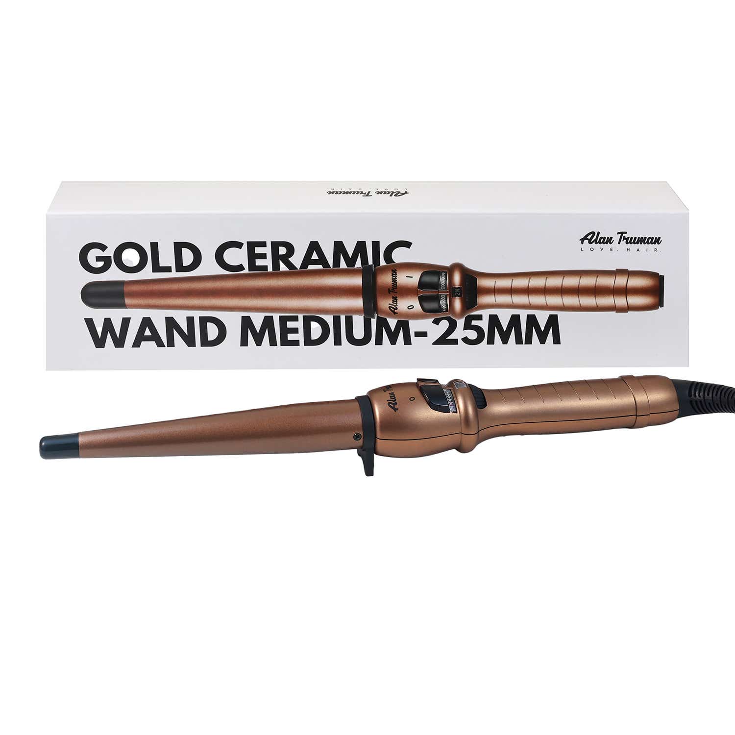 Alan Truman | Alan Truman Gold Ceramic Wand - Medium 25-13mm (1 Pc)