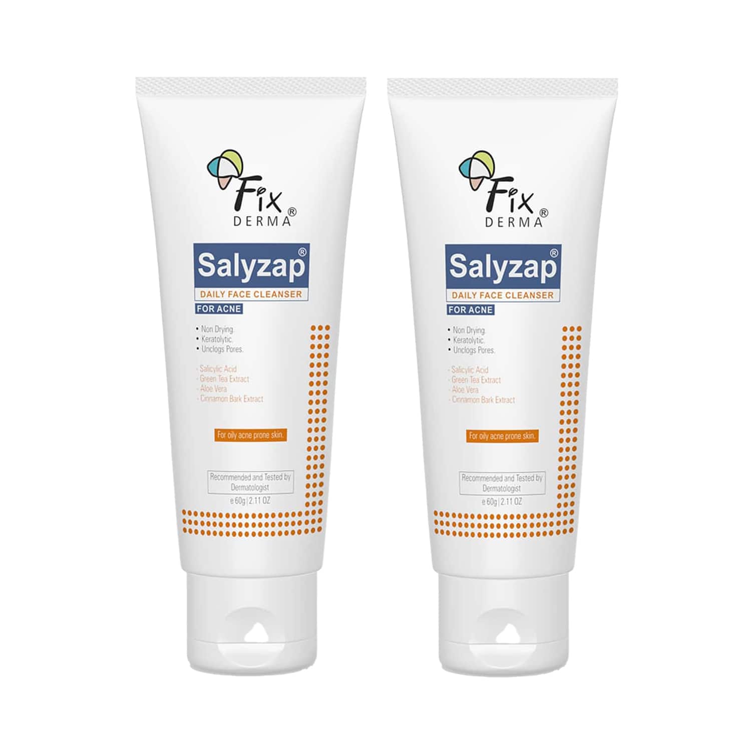 Fixderma | Fixderma Salyzap Face Cleanser (120 g) Pack of 2 Combo