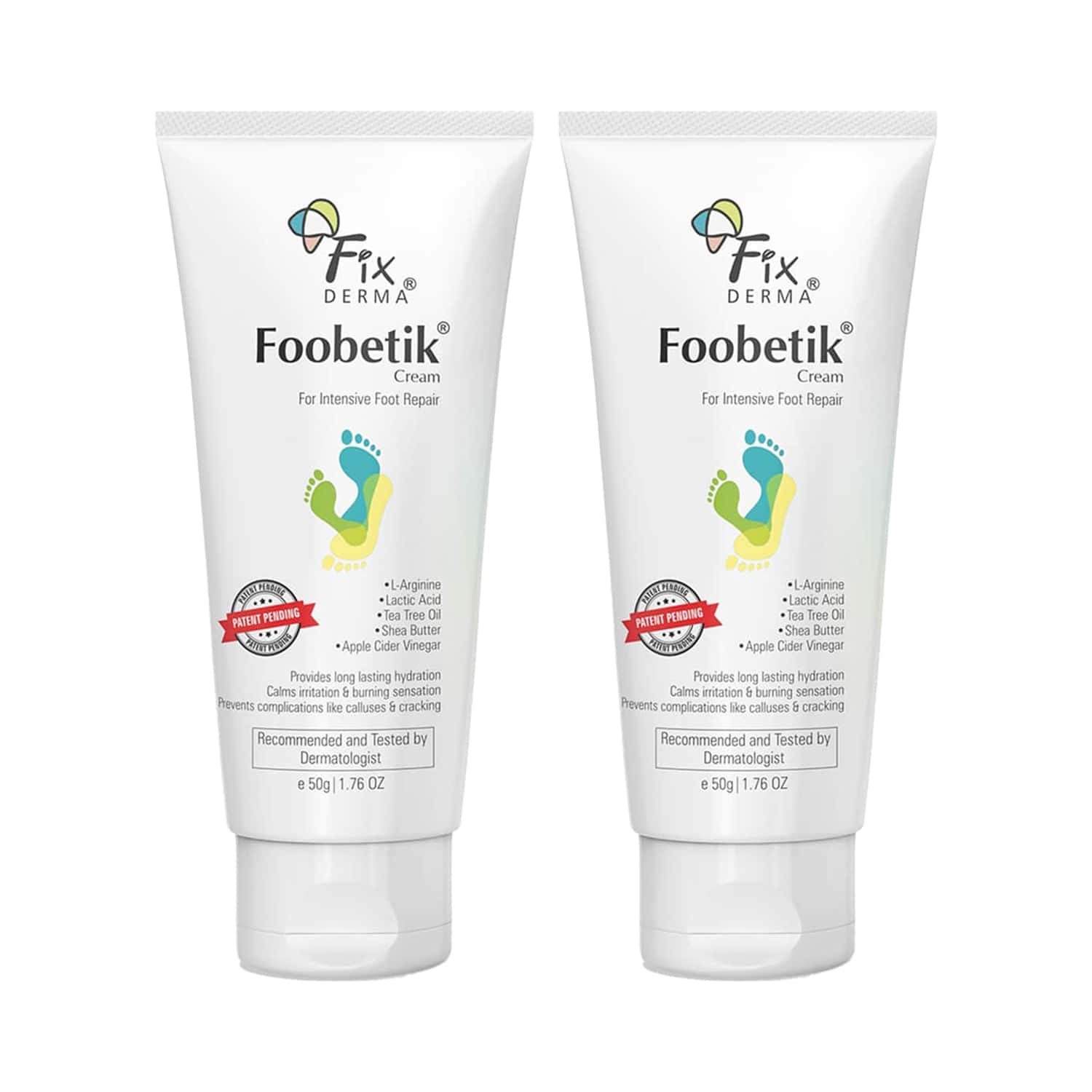 Fixderma | Fixderma Foobetik Heel Repair Foot Cream (100 g) Pack of 2 Combo