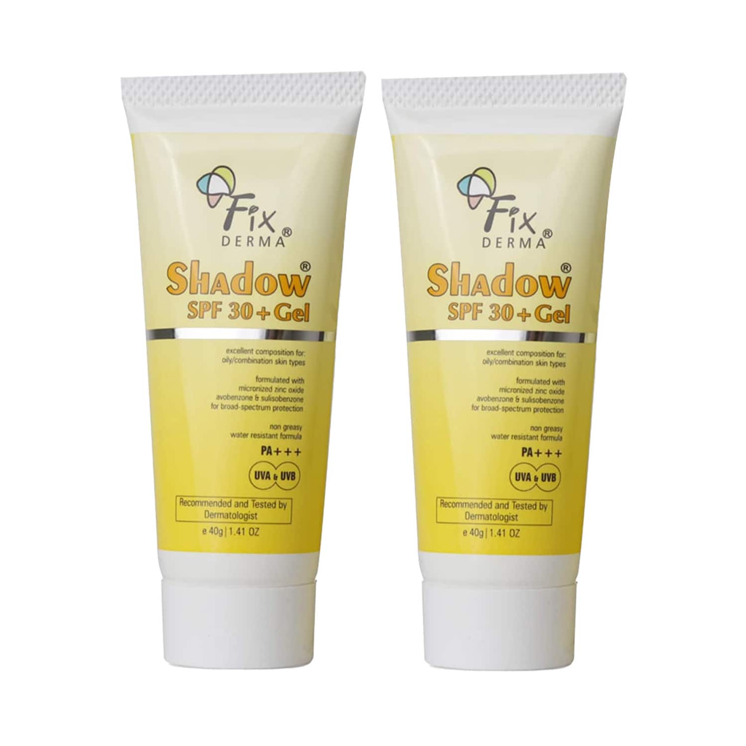 Fixderma | Fixderma Shadow SPF 30+ Gel (80 g) Pack of 2 Combo