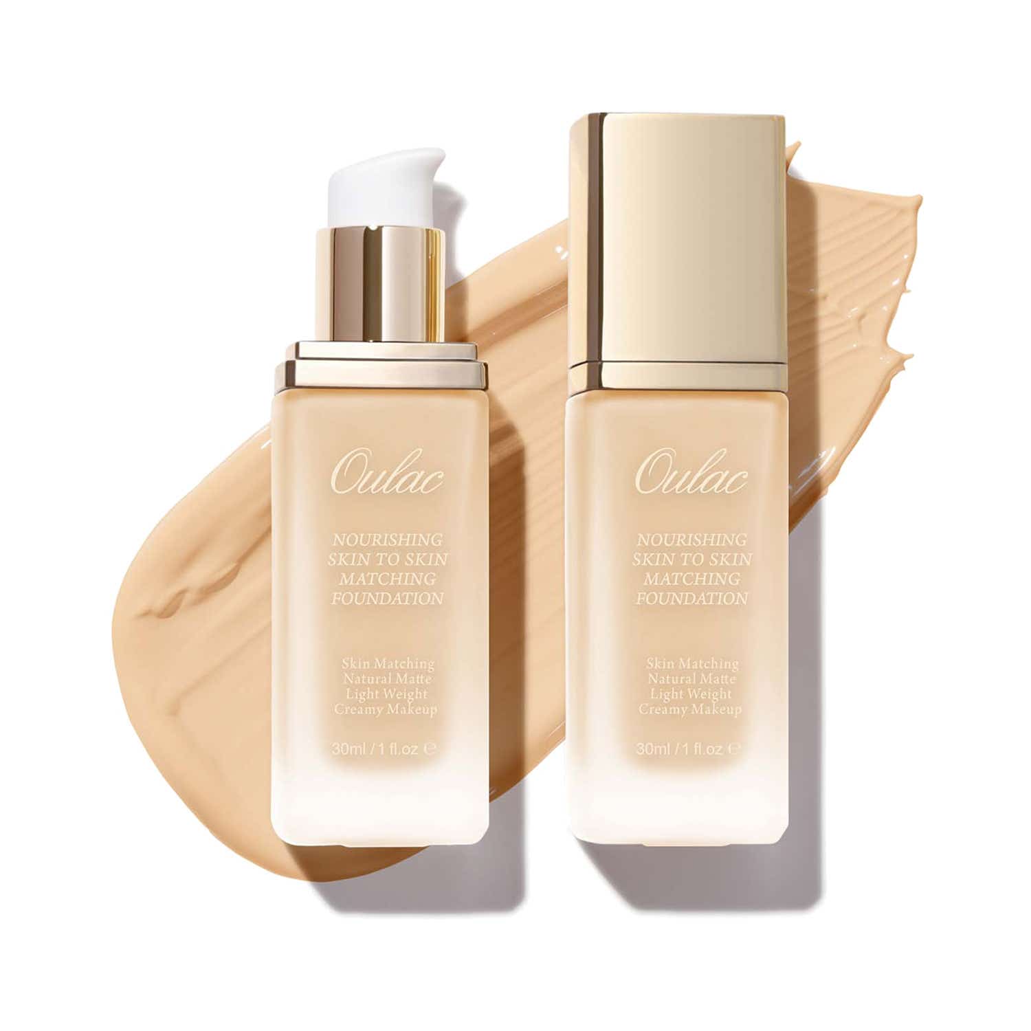 Oulac | Oulac Nourishing Skin To Skin Matching Foundation - 04/Natural (30 ml)