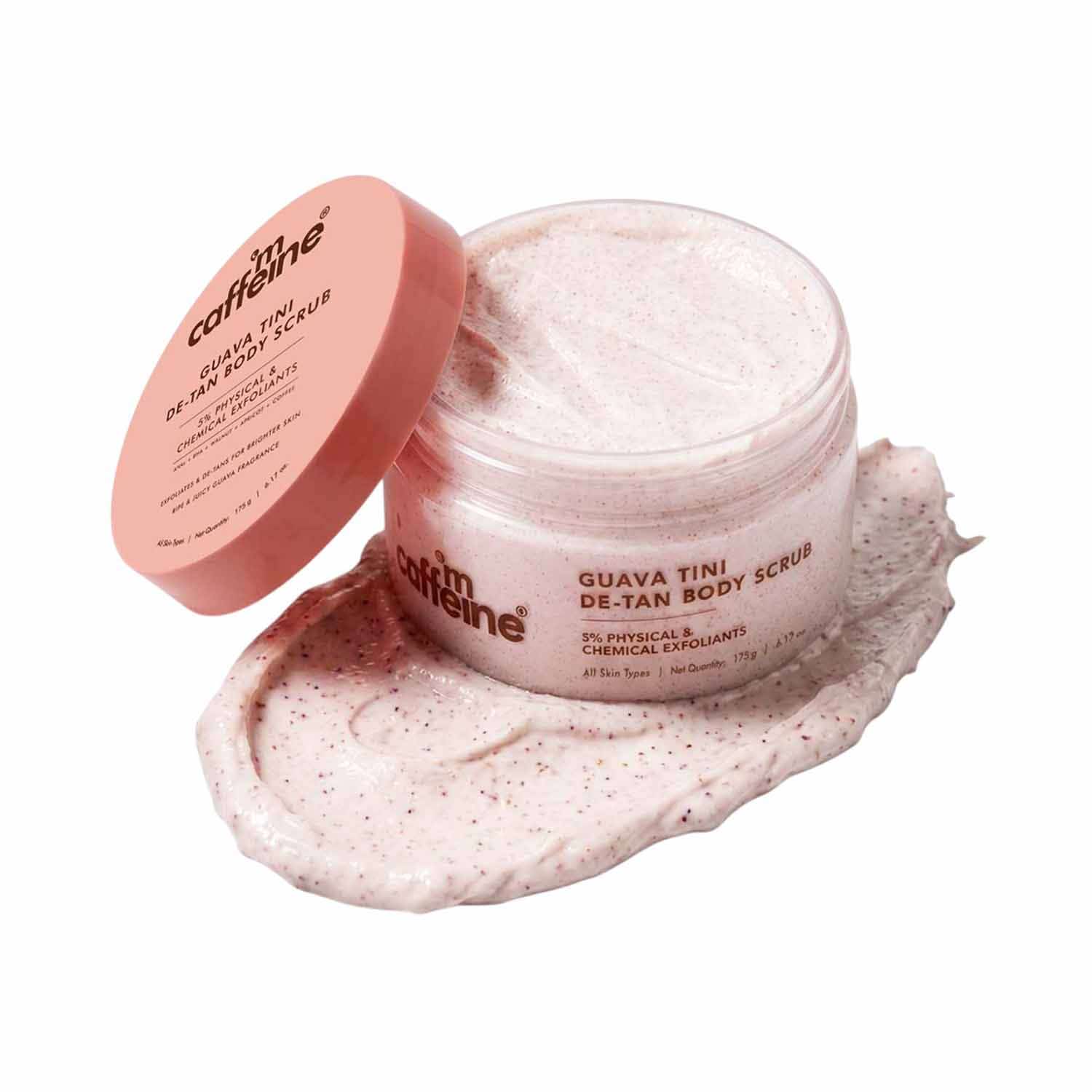 mCaffeine | mCaffeine Guava De-Tan Body Scrub (175 g)