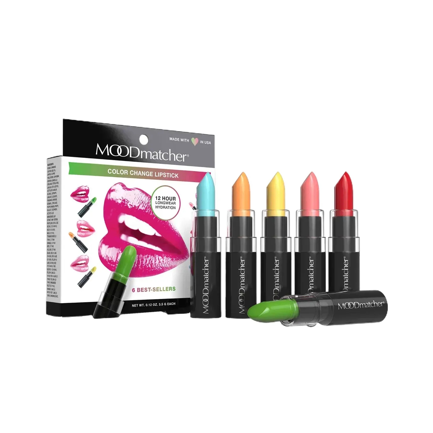 Fran Wilson Moodmatcher | Fran Wilson Moodmatcher Color Change Lipstick - (6Pcs)