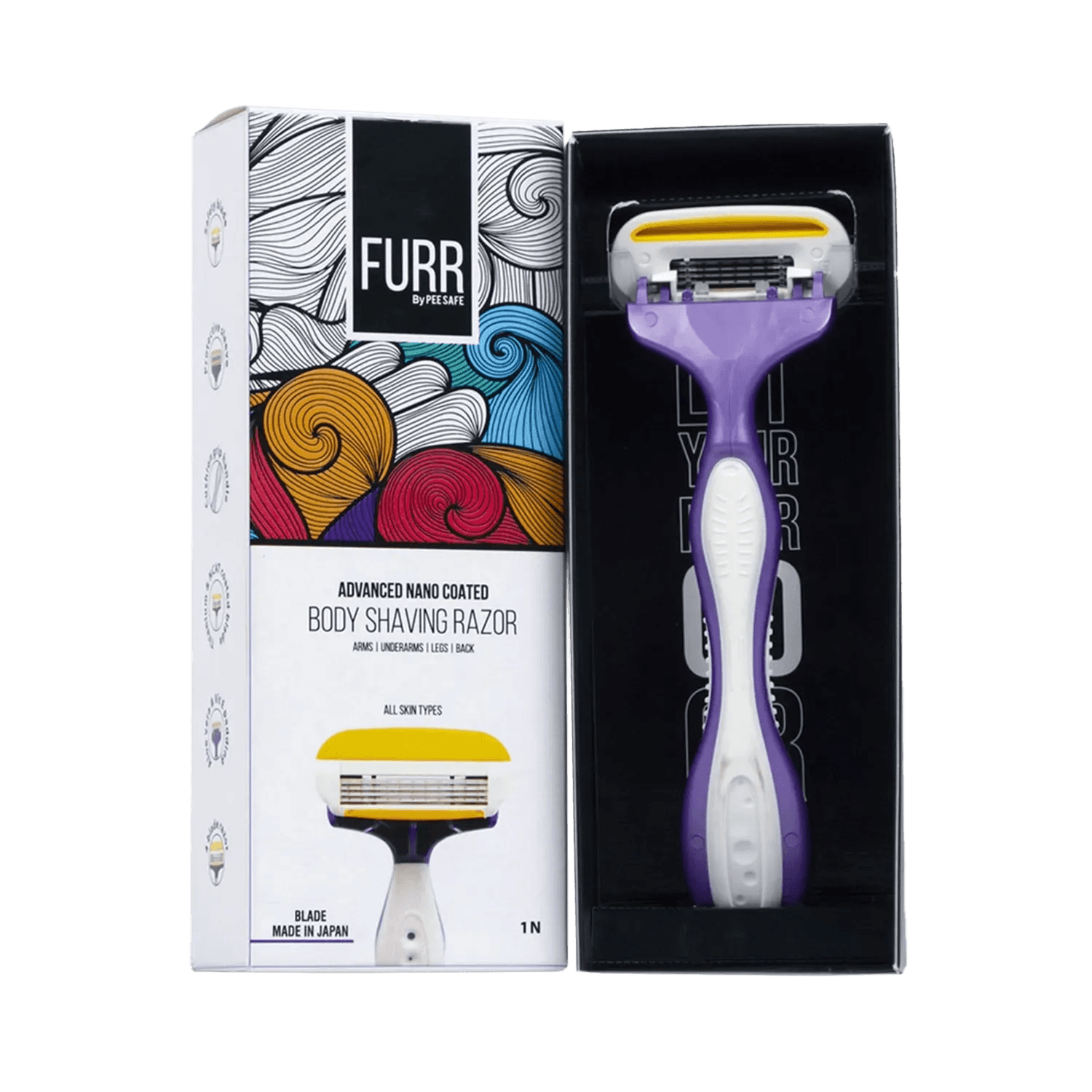 FURR | FURR By Pee Safe Body Shaving Razor for Women (1Pc)