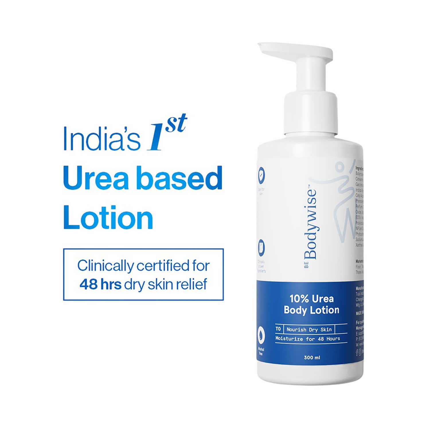 Be Bodywise | Be Bodywise 10% Urea Body Lotion With Ceramide (300 ml)