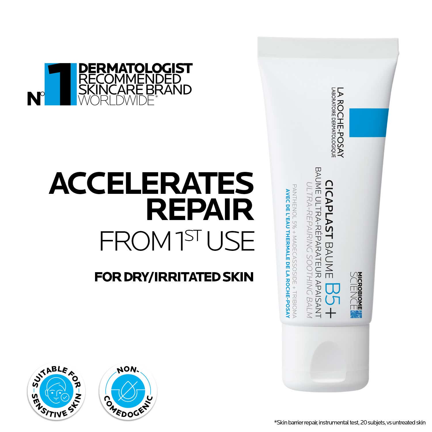 LA ROCHE-POSAY | La Roche-Posay Cicaplast Baume B5+ Repair Moisturizer Balm (40 ml)