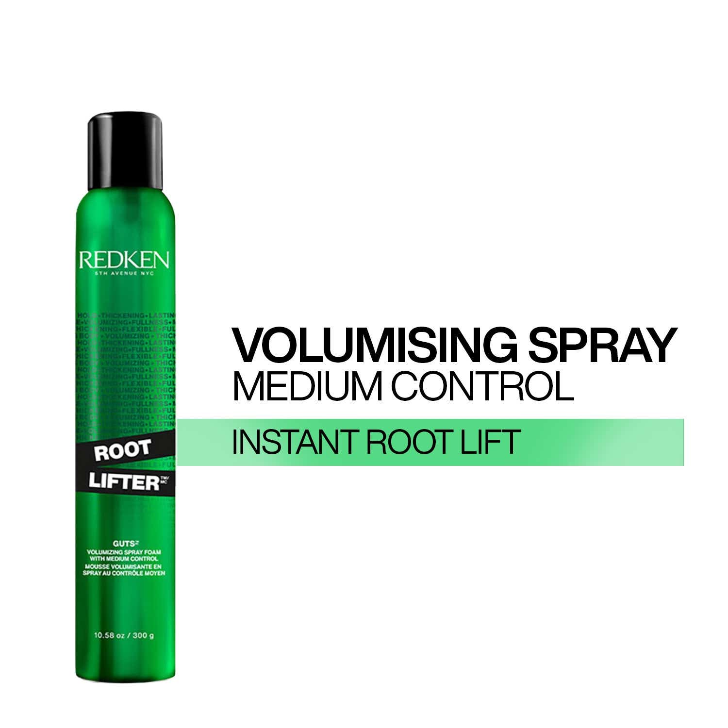 REDKEN | REDKEN Root Lifter Volumizing Spray Foam,Adds Volume & Controls Frizz For All Hair Types (300 ml)