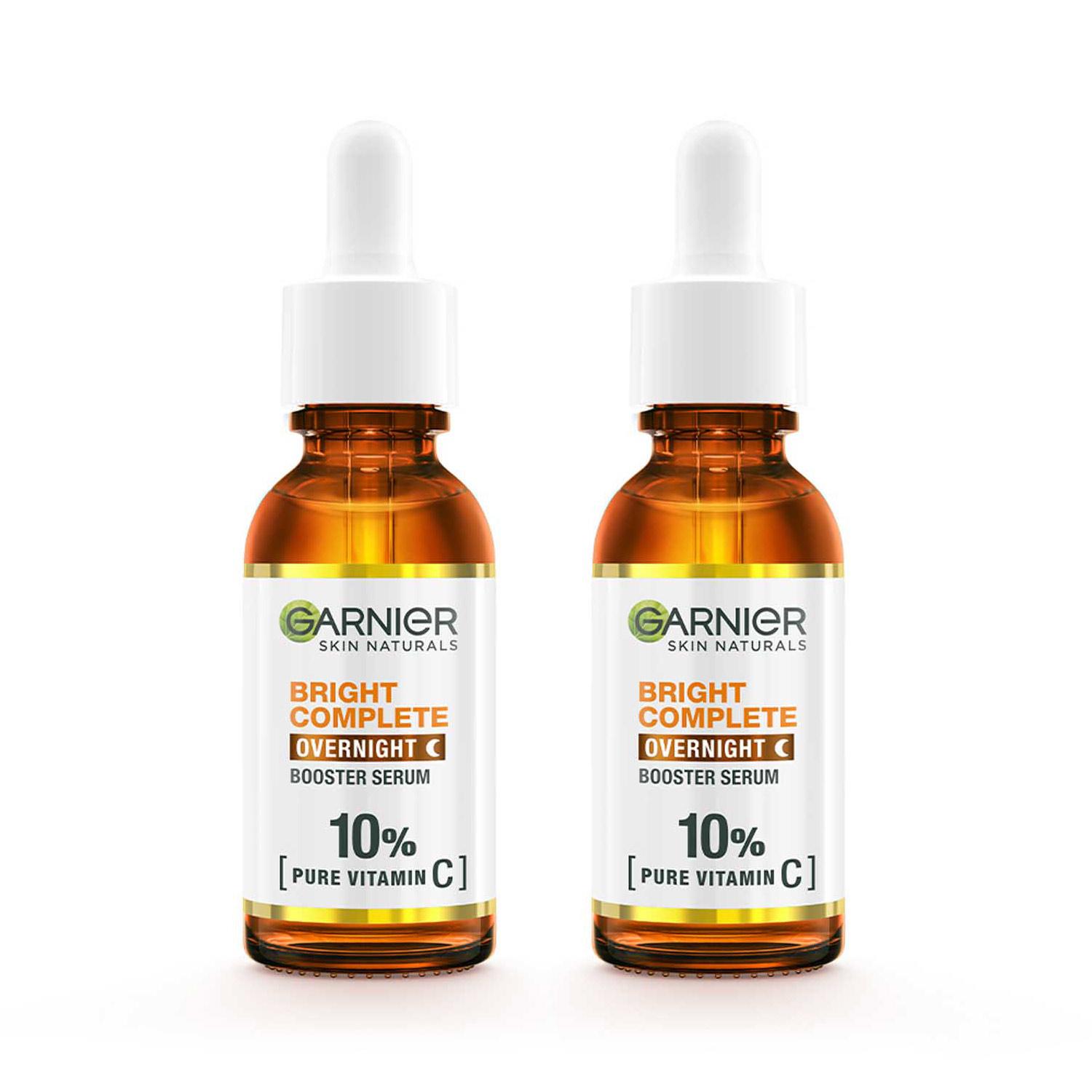 Garnier | Garnier Bright Complete Night Vitamin C Serum With 10% Vitamin C Combo (Pack of 2) (30 ml + 30 ml)