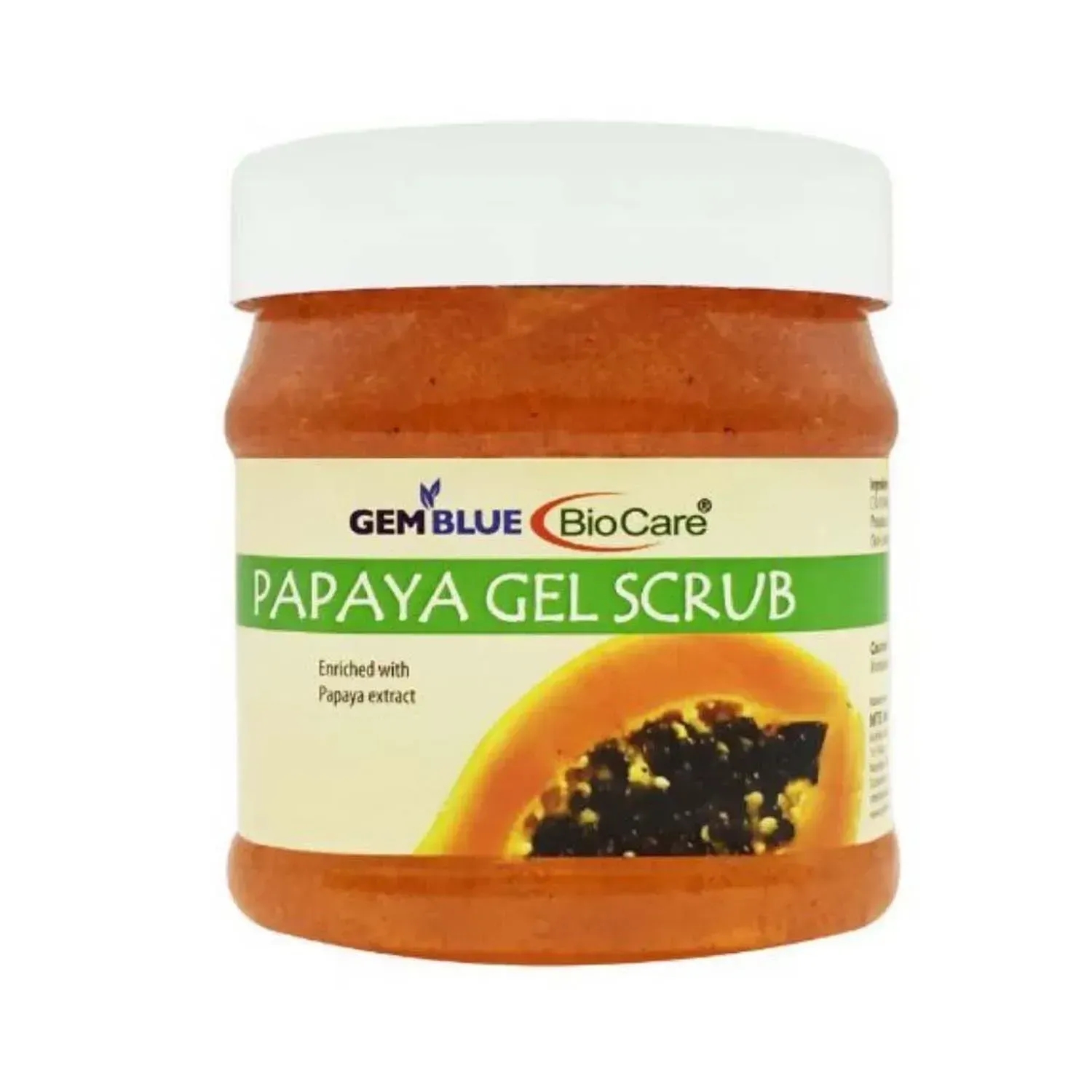 Gemblue Biocare Papaya Gel Scrub - (500ml)