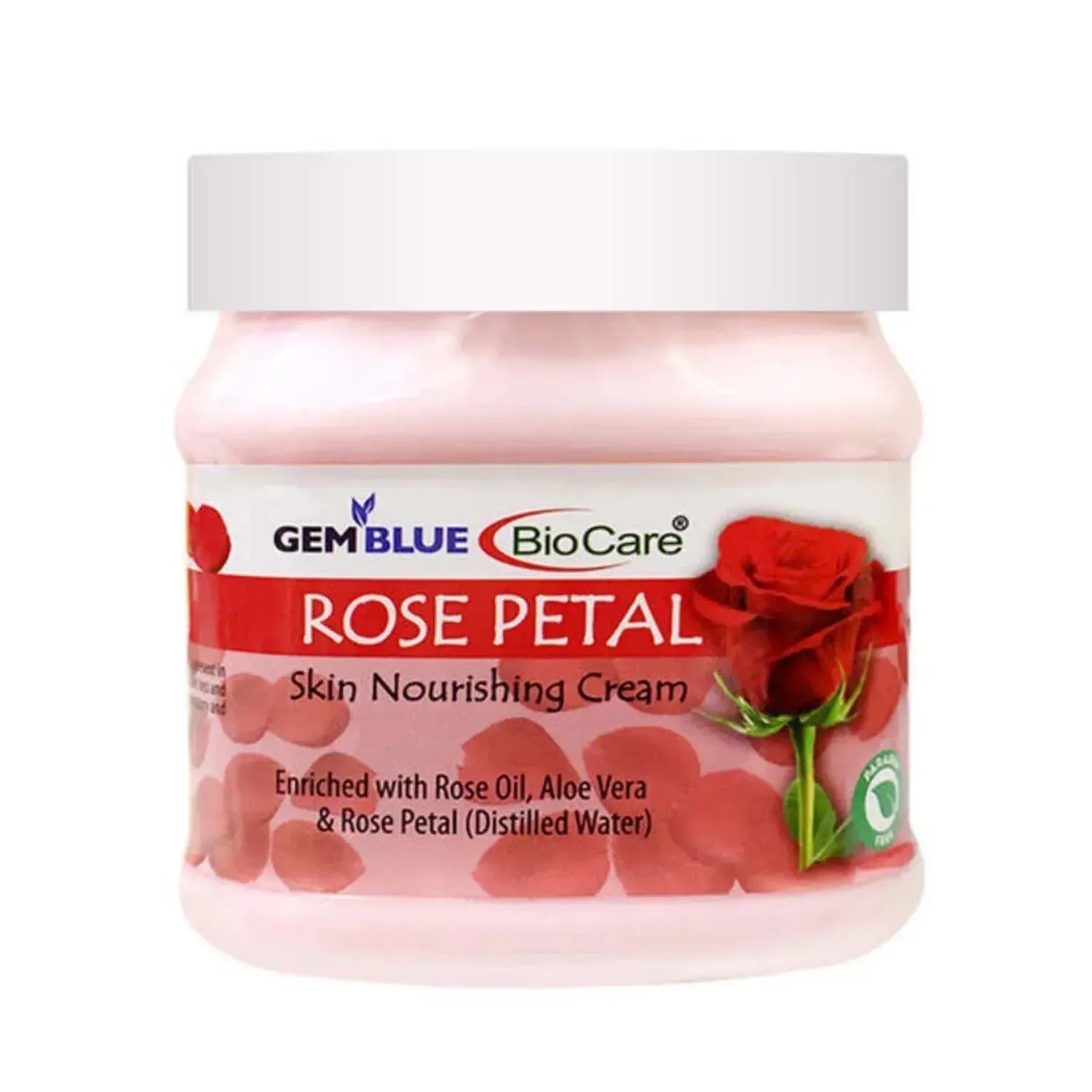 Gemblue Biocare | Gemblue Biocare Rose Petal Skin Nourishing Cream - (500ml)