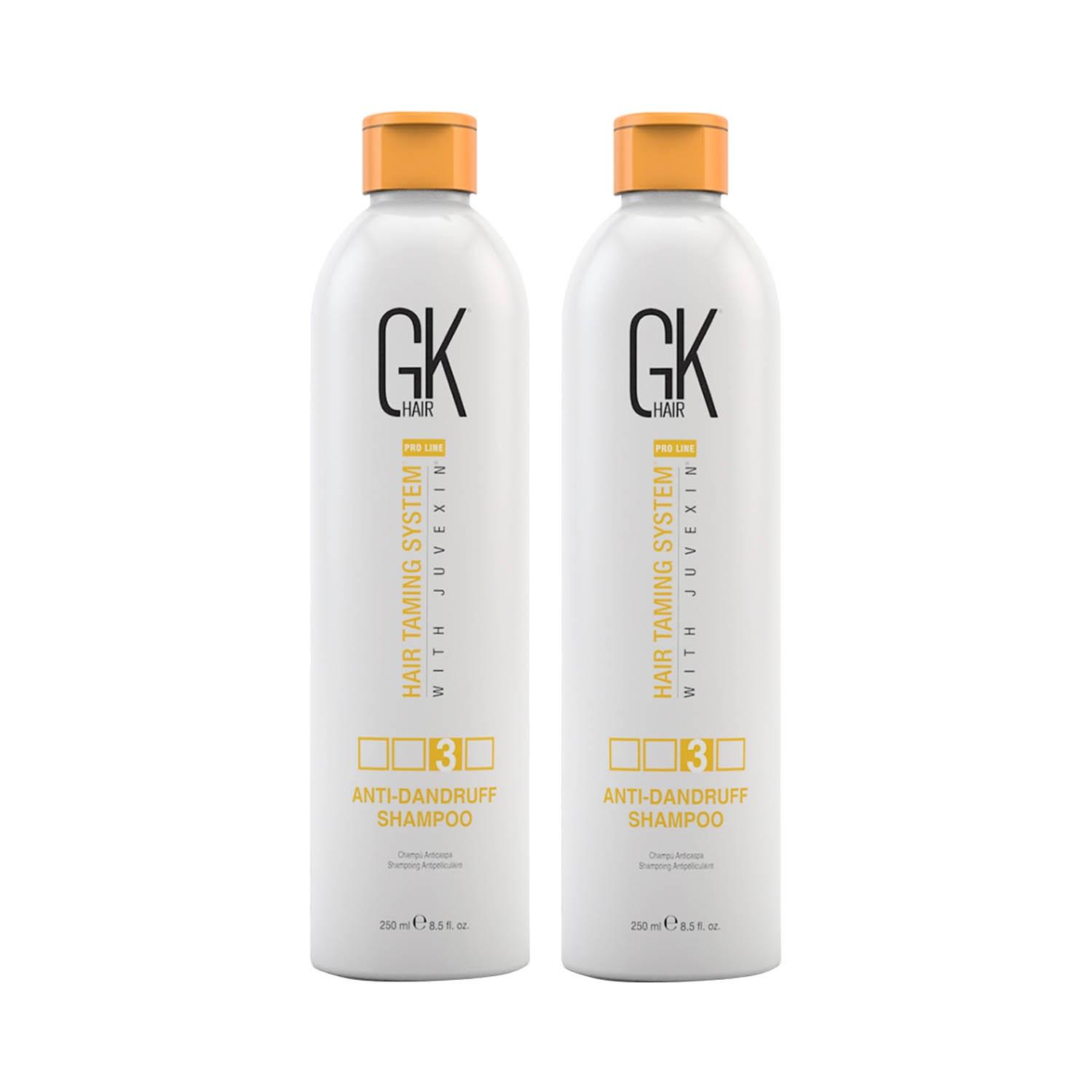 GK Hair Anti Dandruff Shampoo 250ml - Pack of 2