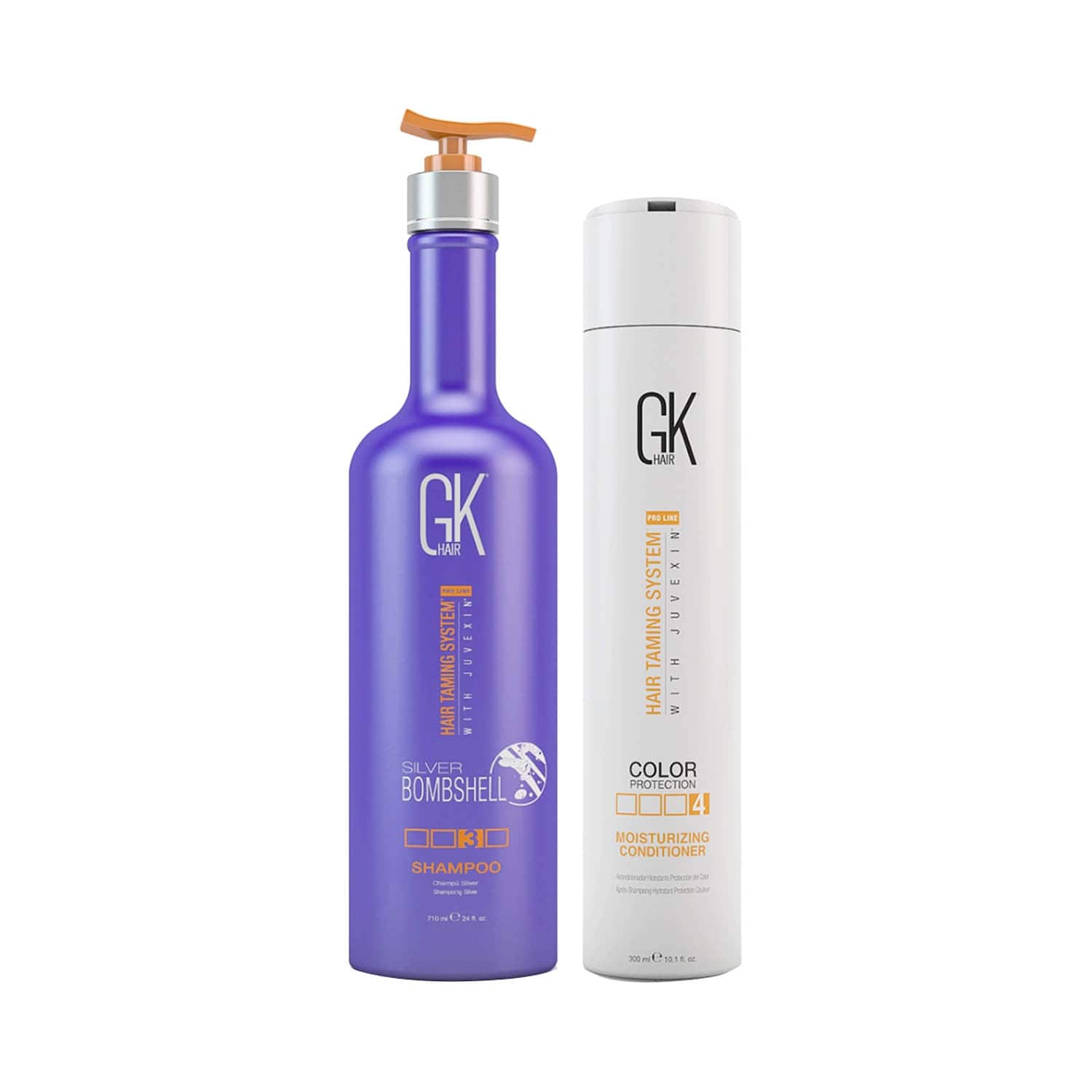 GK Hair | GK Hair Silver Bombshell Shampoo 710 ml with Moisturizing Conditioner(300 ml)