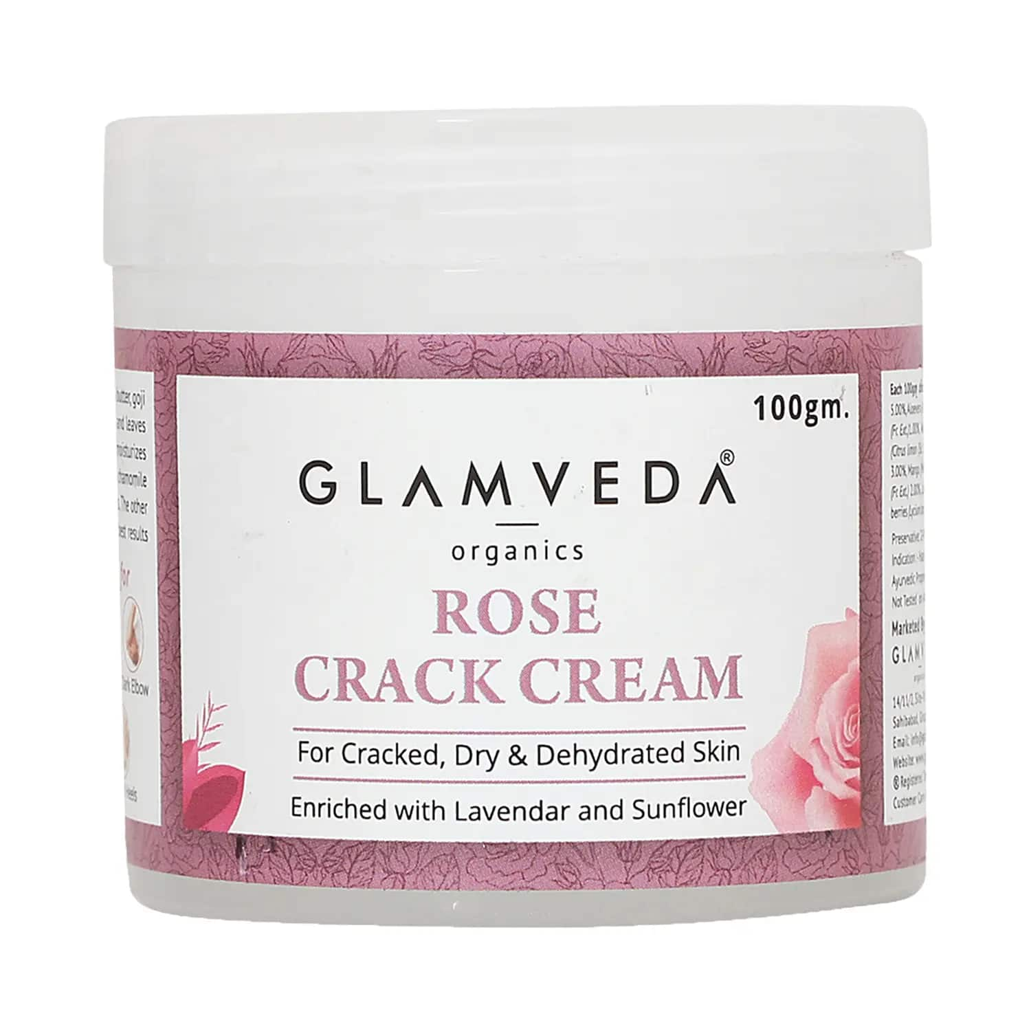 Glamveda | Glamveda Rose Hand & Foot Crack Cream (100g)