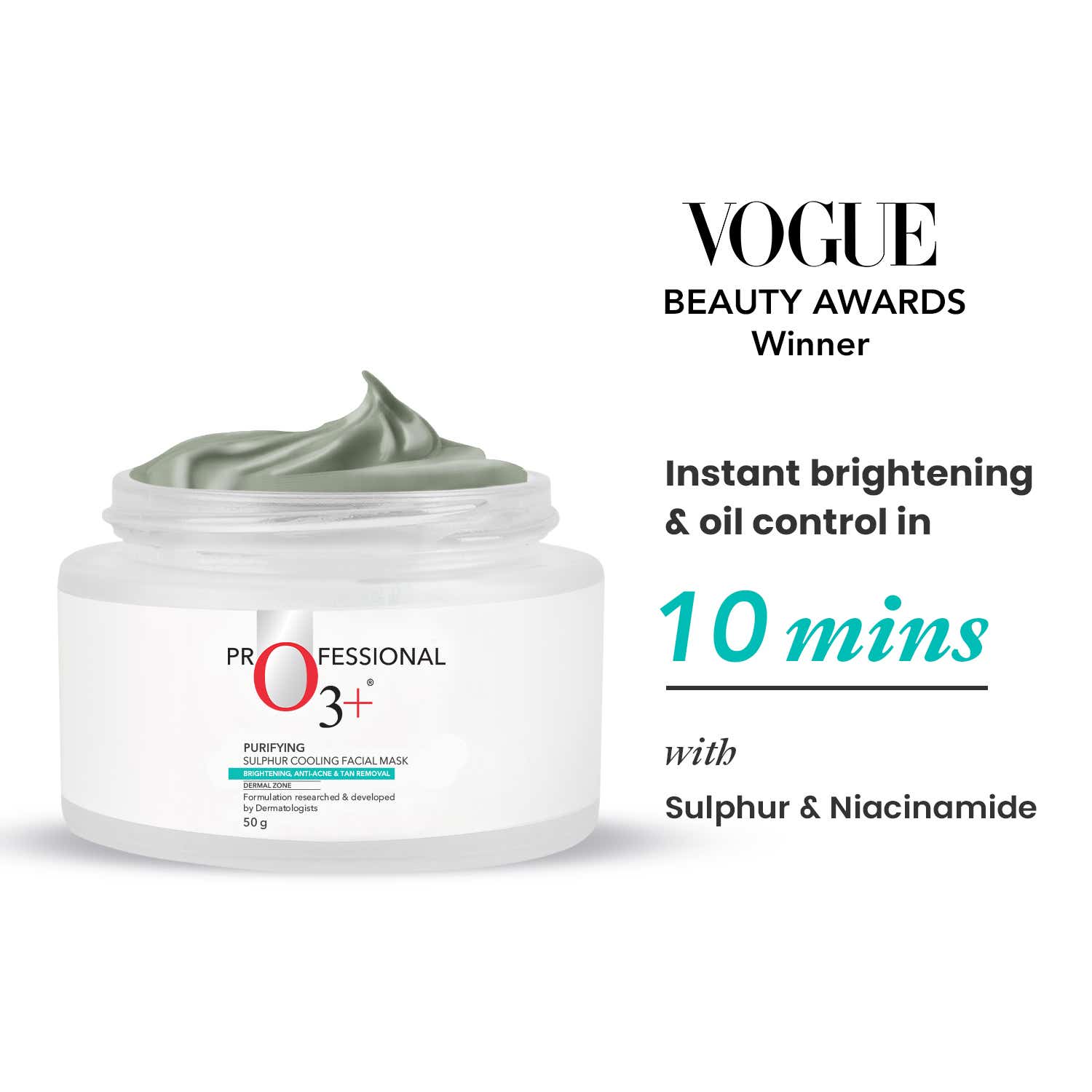 O3+ | O3+ Purifying Sulphur Cooling Mask (50 g)