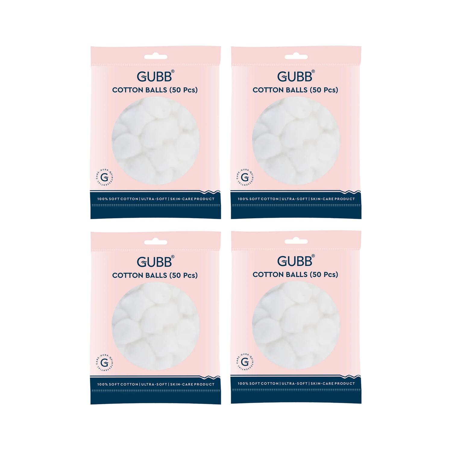 GUBB | GUBB Cotton Balls New 50S Pack Of 4 Combo