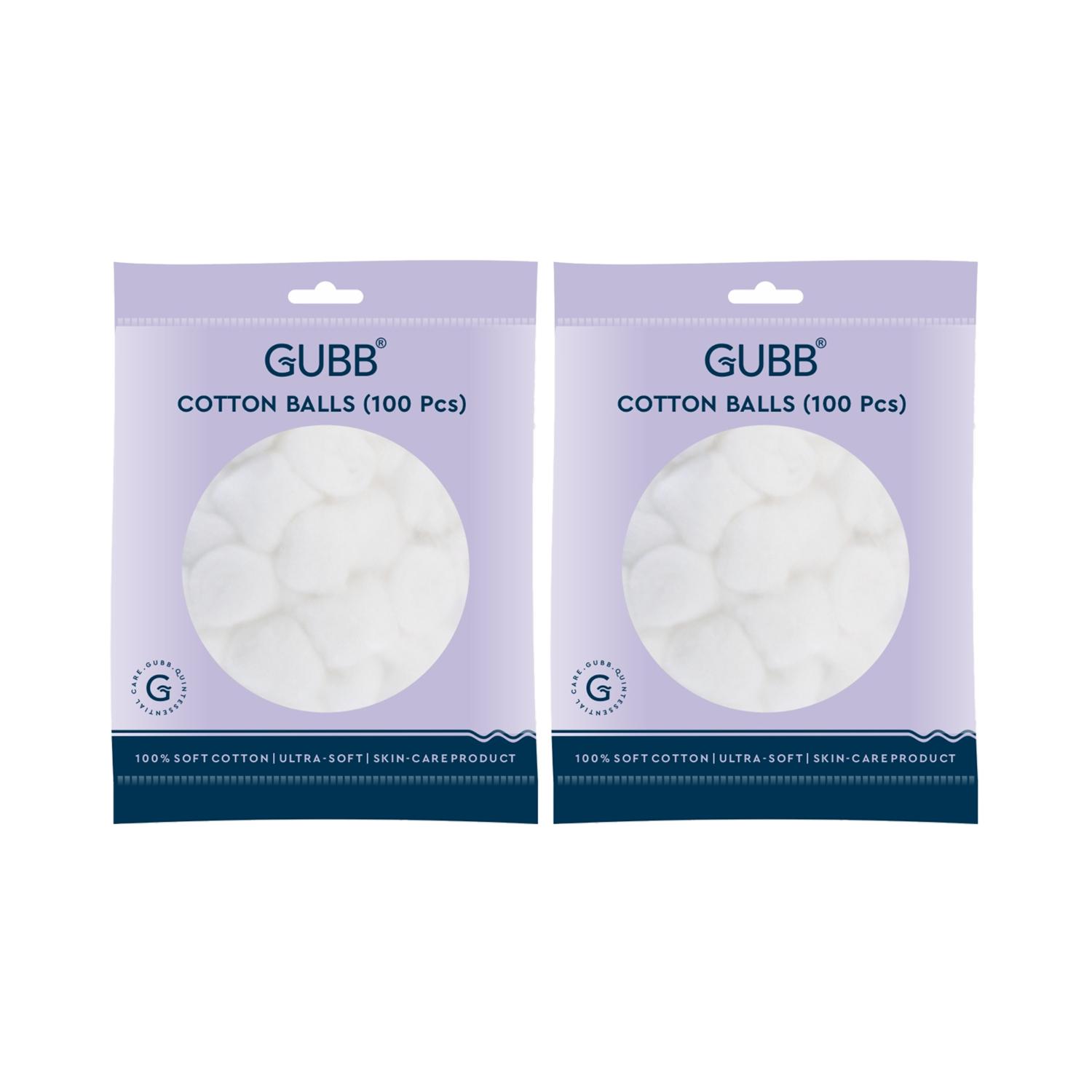 GUBB | GUBB Cotton Balls New 100S Pack Of 2 Combo