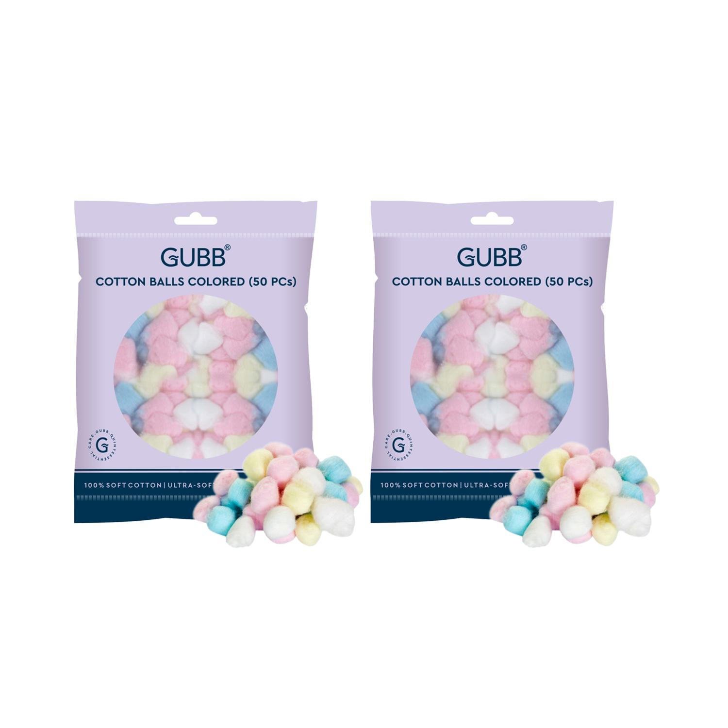 GUBB | GUBB Pack Of 2 Soft Cotton Balls Face Care Wipes Combo