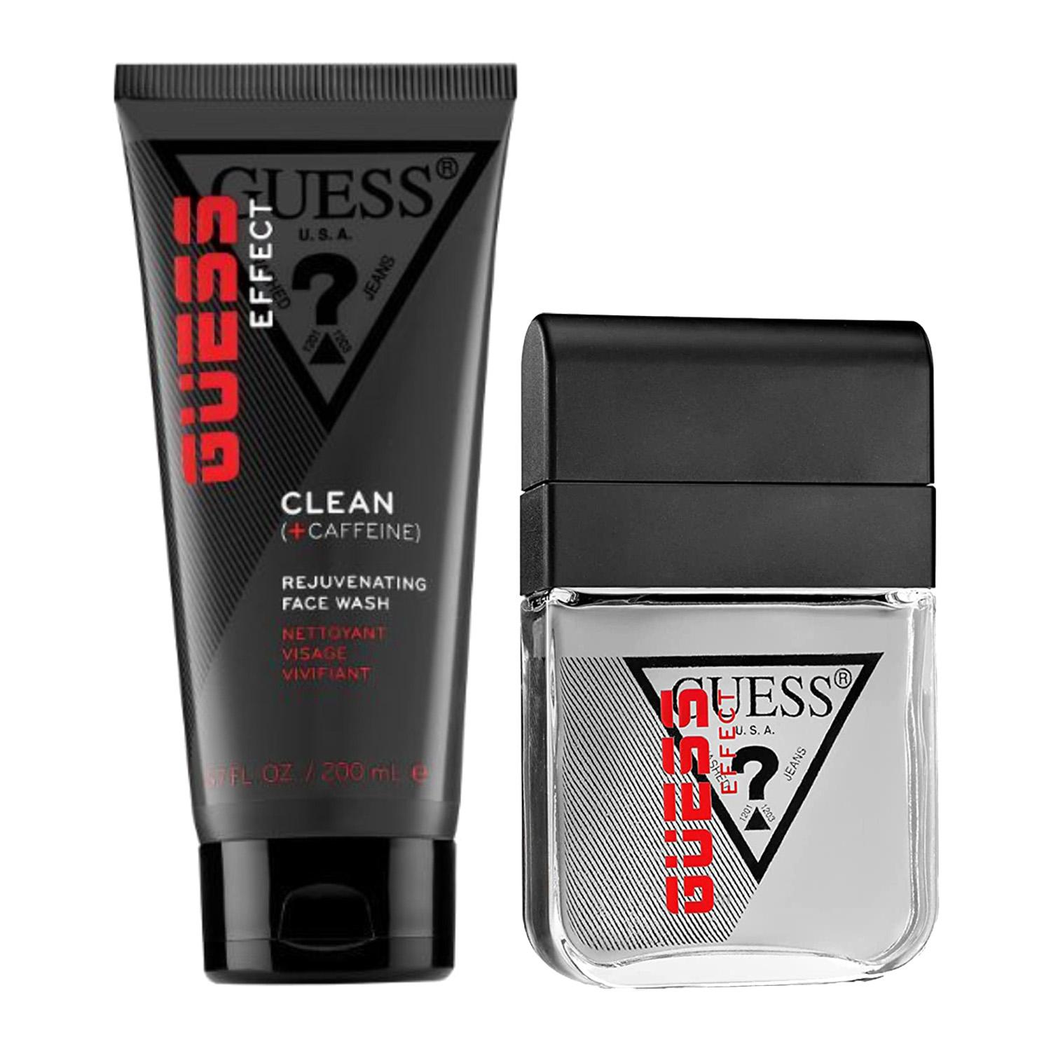 Guess | Guess Effect Cool Aftershave (100 ml) & Caffeine Rejuvenating Face Wash (200 ml) Combo