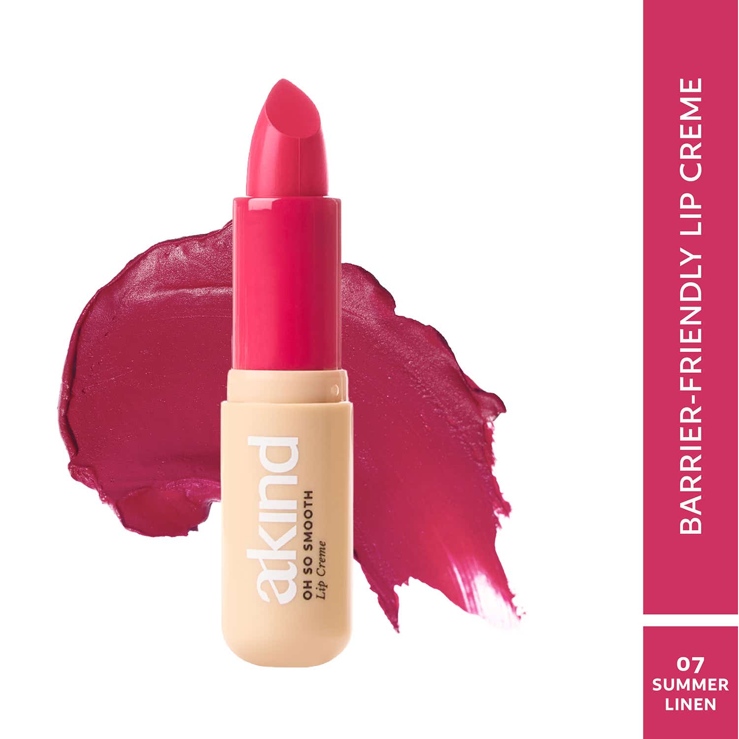 Akind | Akind Oh So Smooth Lip Creme 8-Hour Hydration & Lip Barrier-Friendly - Summer Linen (4.2 g)