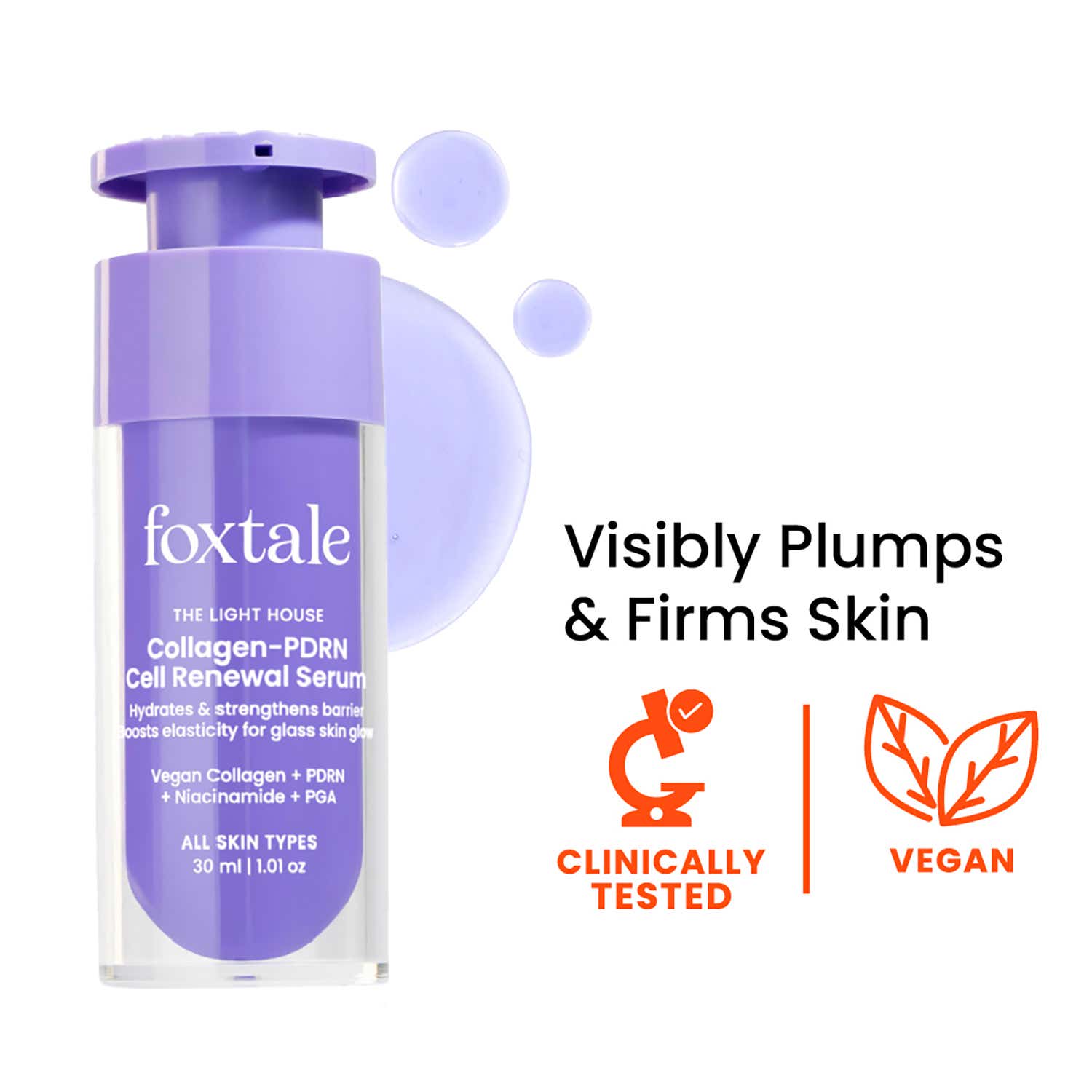 Foxtale Collagen-PDRN Cell Renewal Serum (30 ml)