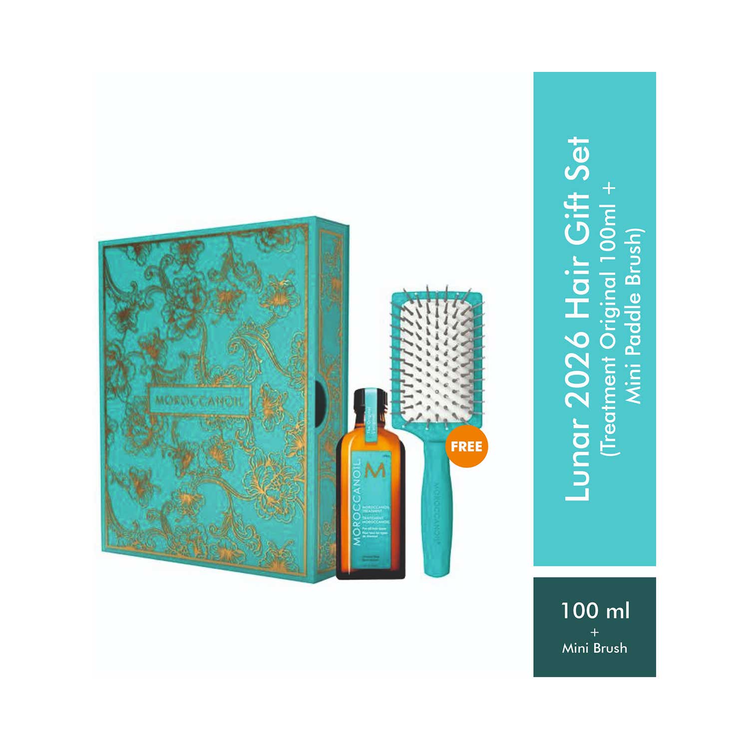 Moroccanoil | Moroccanoil Lunar 2026 Gift Set Treatment + Mini Paddle Brush (2 pcs)