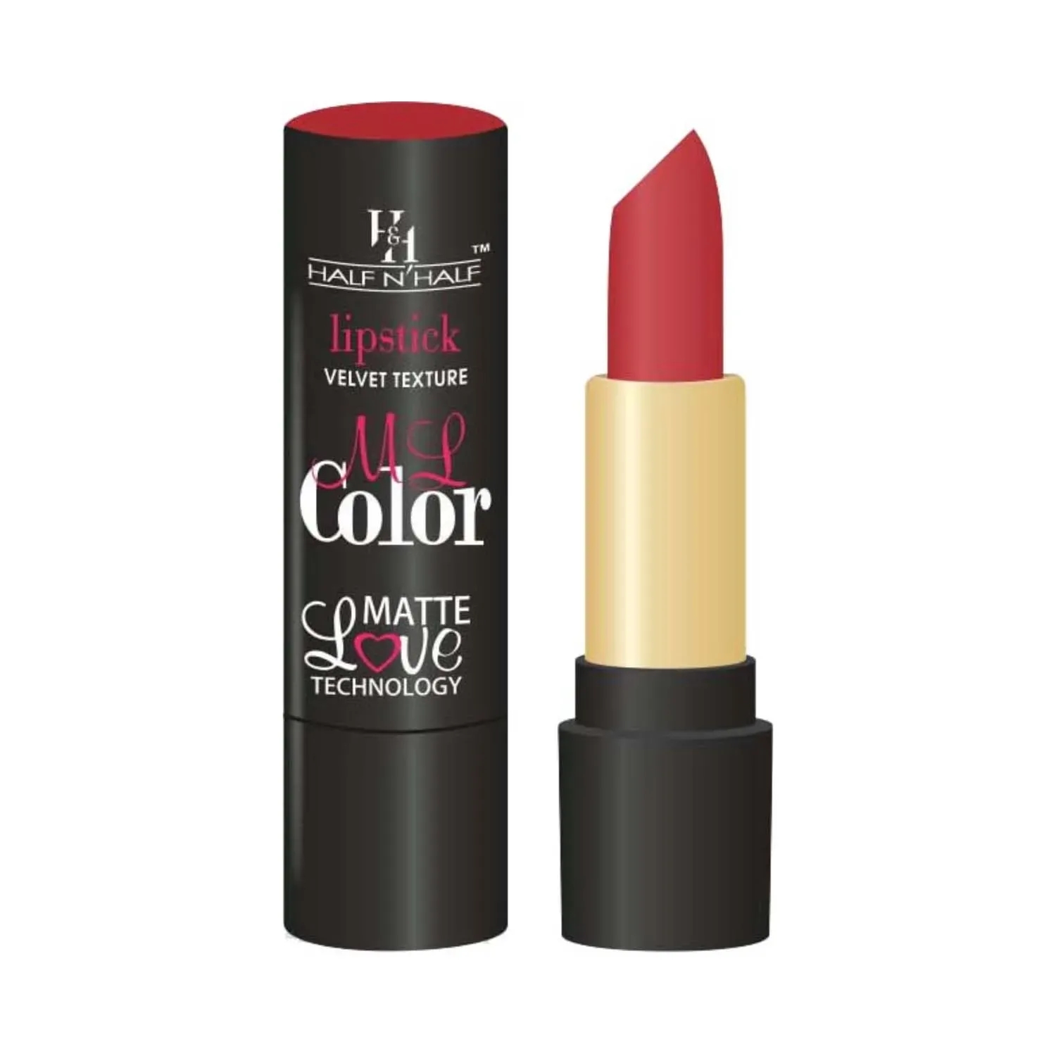 Half N Half | Half N Half Velvet Matte Texture My Colour Lipstick - 10 Morange (3.8g)