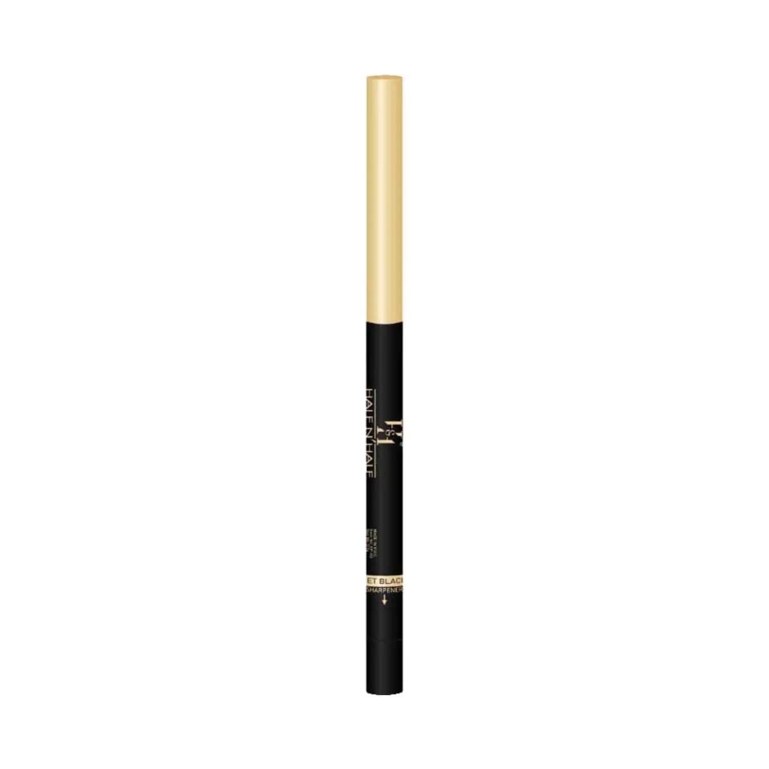 Half N Half | Half N Half One Stroke Defining Auto Eyeliner Kohl Kajal - 01 Jet Black (0.3g)