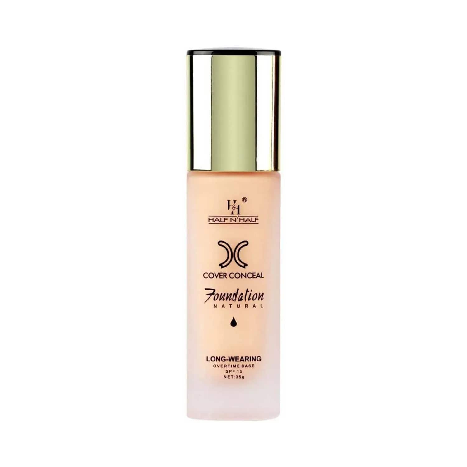 Half N Half | Half N Half Cover Conceal Long Wearing Neutral Foundation SPF 15 - 02 Light (35g)