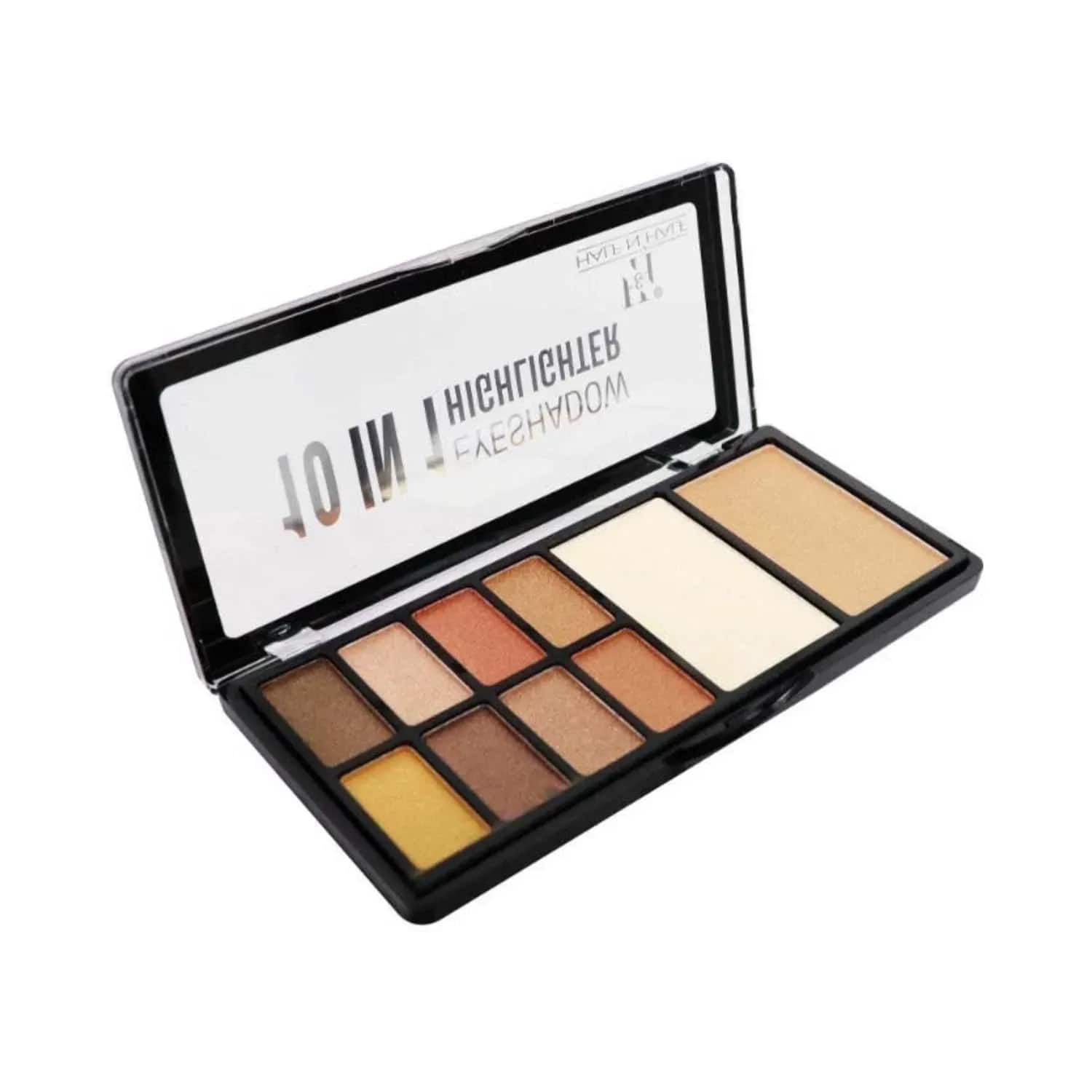 Half N Half | Half N Half 10-In-1 Eyeshadow & Highlighter Makeup Kit - 04 Multicolour (23g)