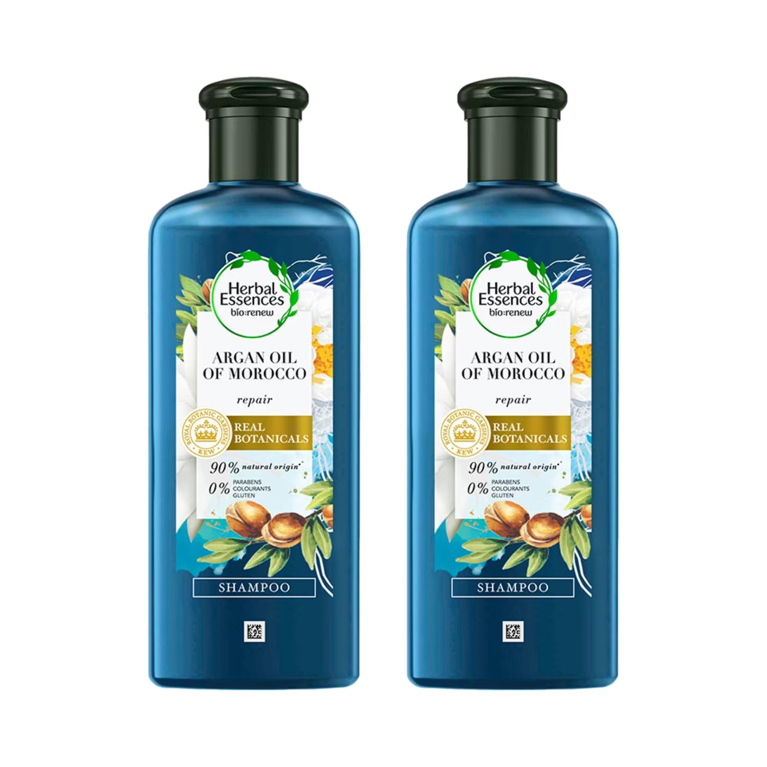 Herbal Essences | Herbal Essences Argan Oil Of Morocco Repair Real Botanicals Shampoo (240 ml) (Pack of 2)